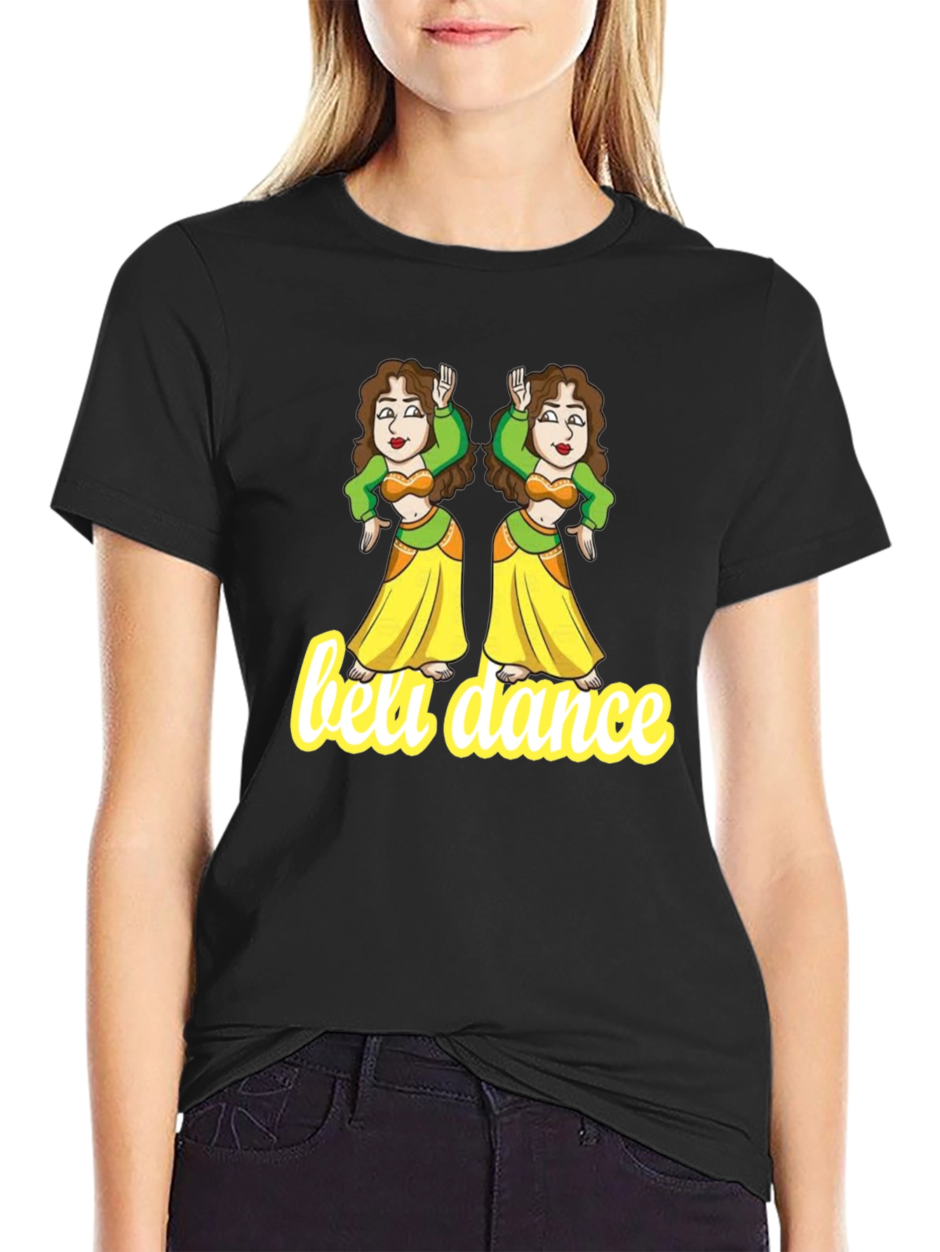 Belly Dance Graphic Tee - Unique Design