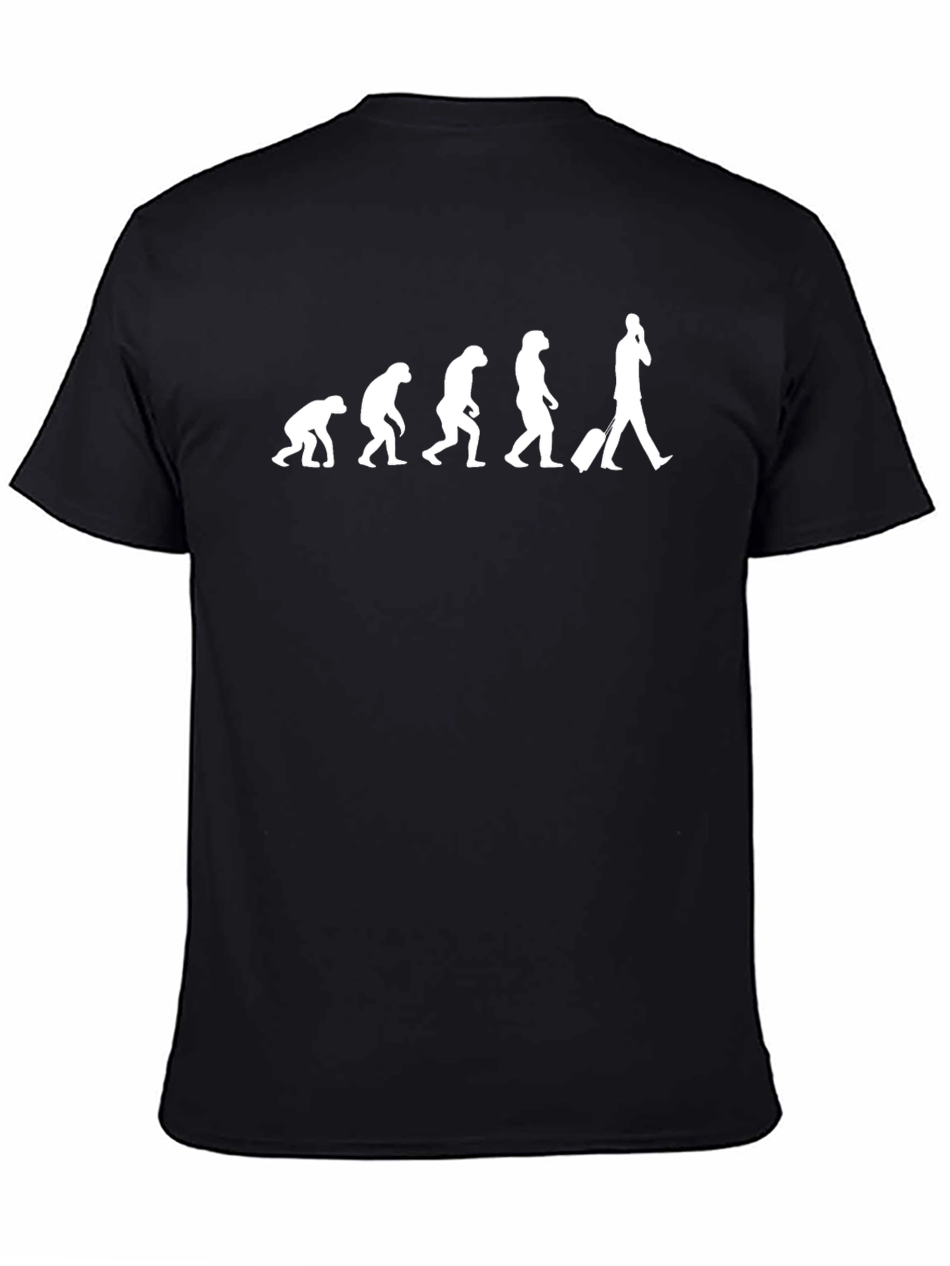 Evolution of Traveler Funny Graphic T-Shirt