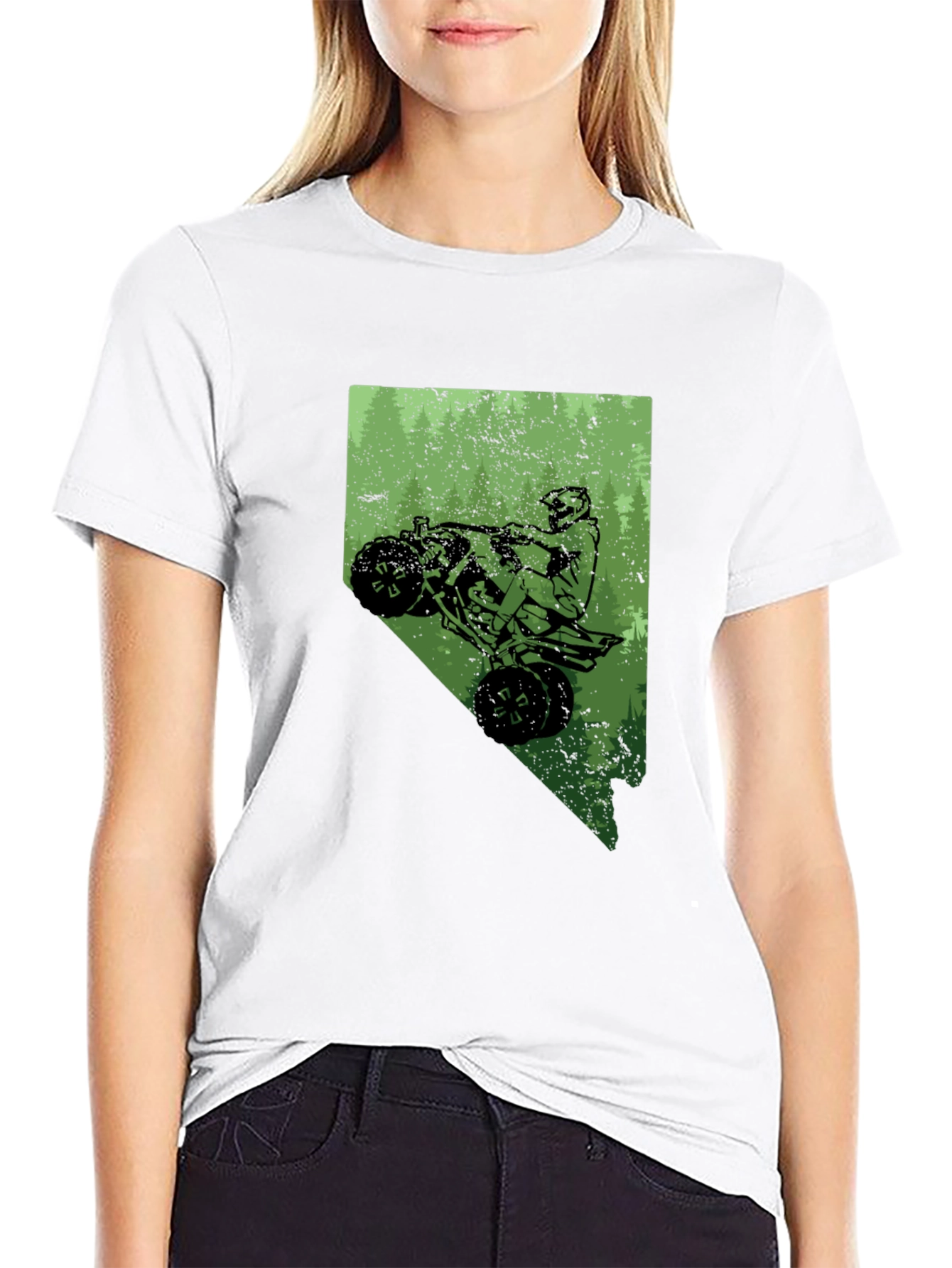 ATV Nevada State Black T-Shirt