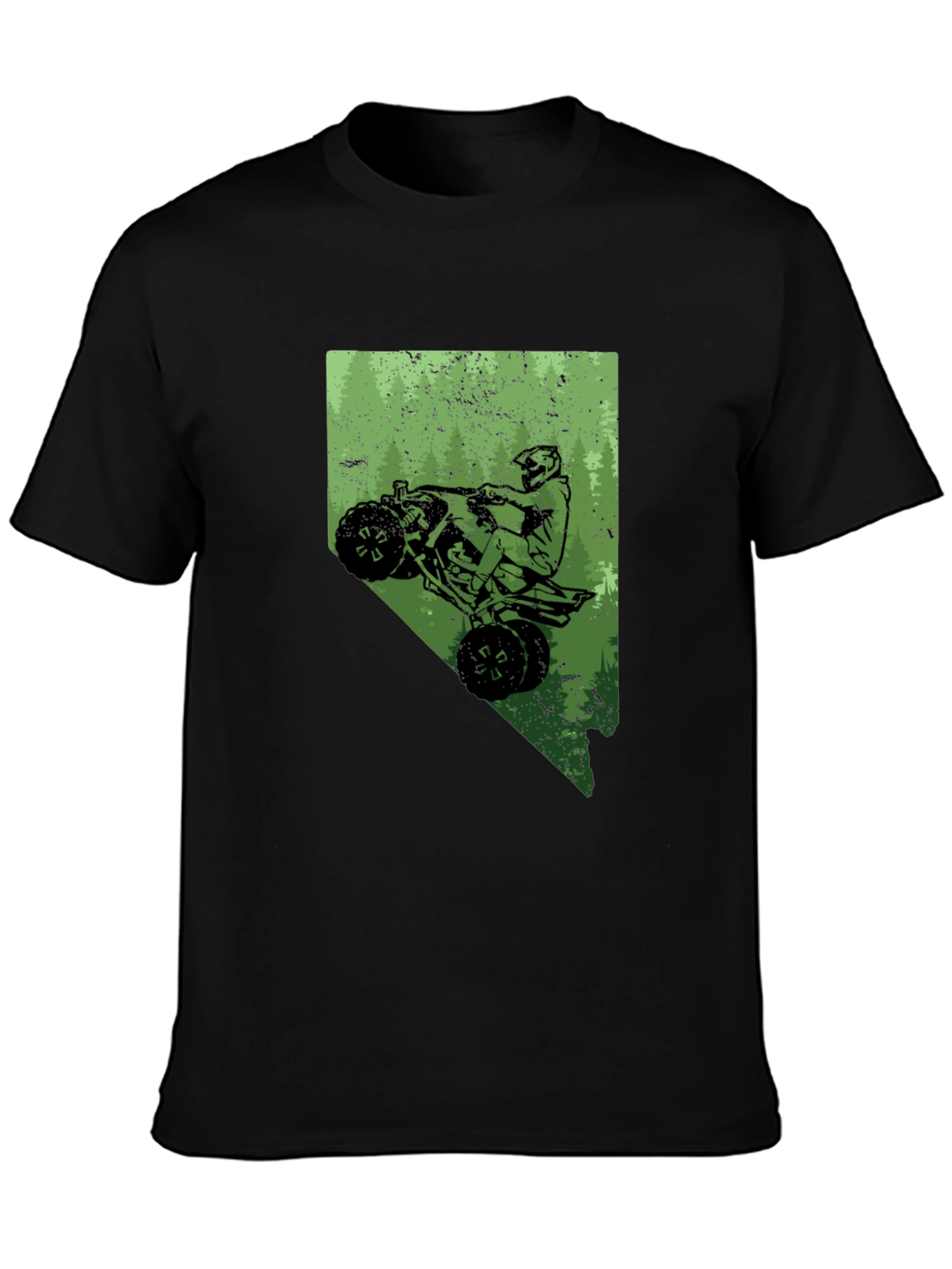 ATV Nevada State Black T-Shirt