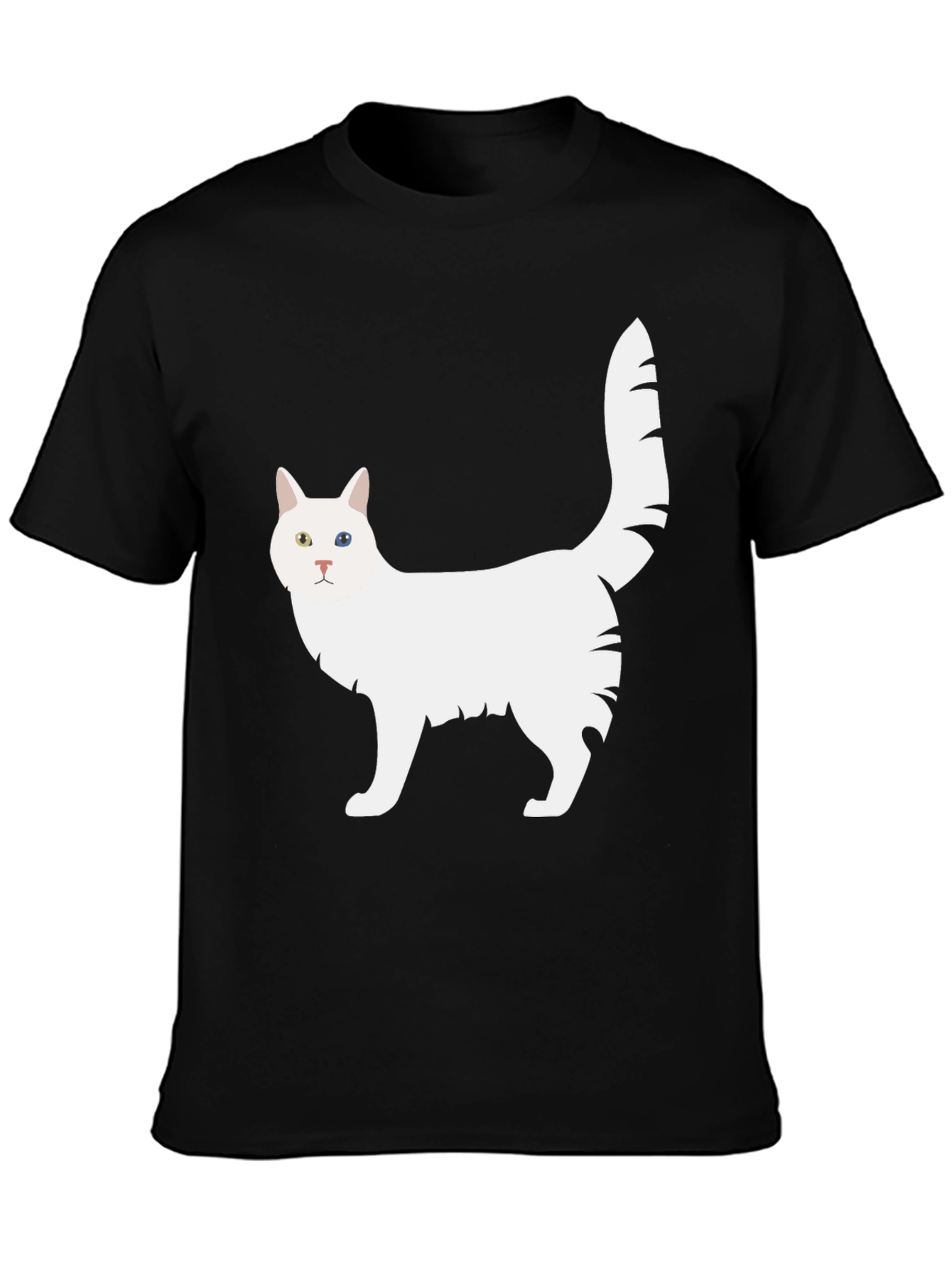 Cool Cat Graphic T-Shirt - Black