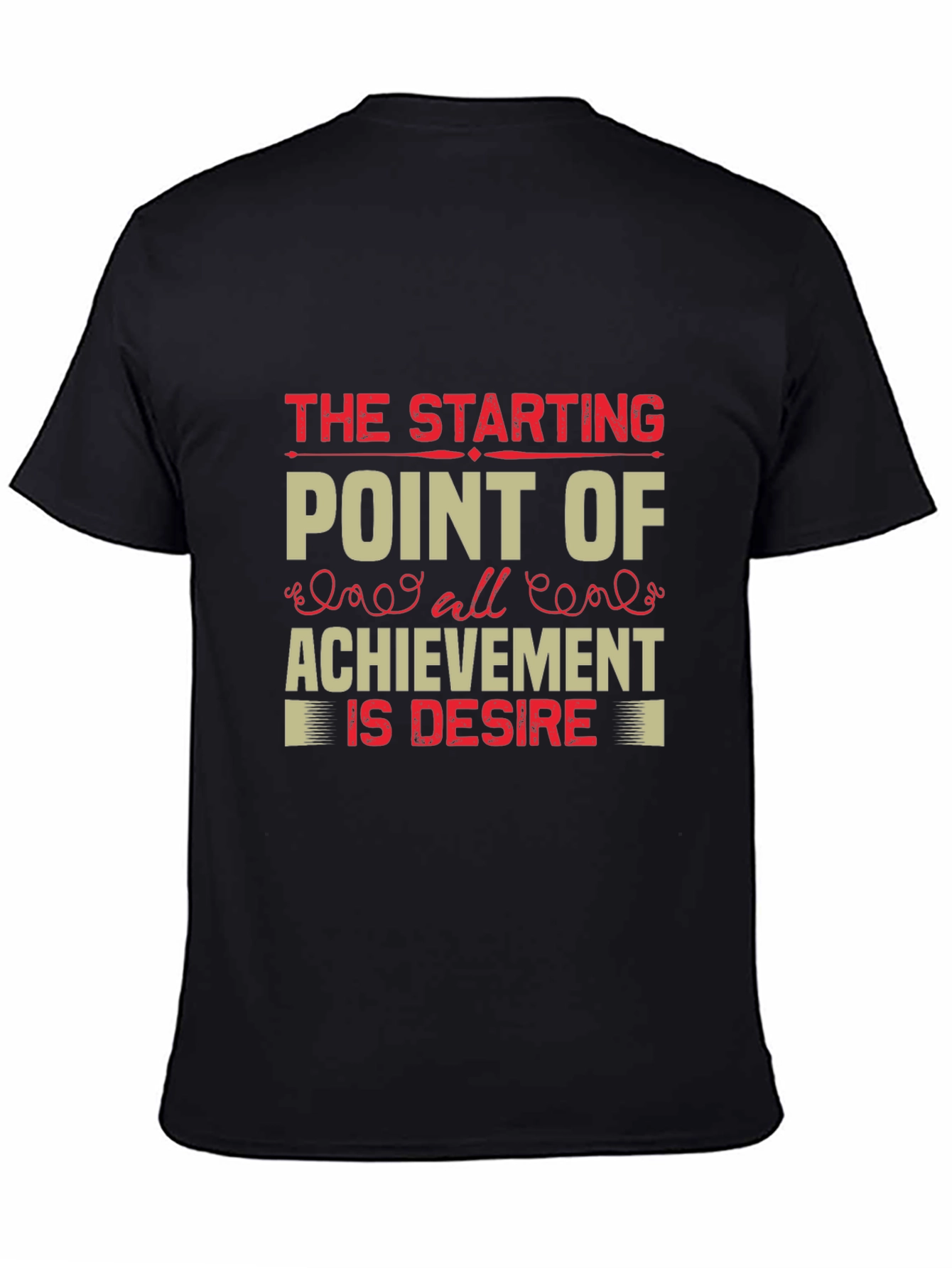 Motivational Graphic Tee: Starting Point of Achievement