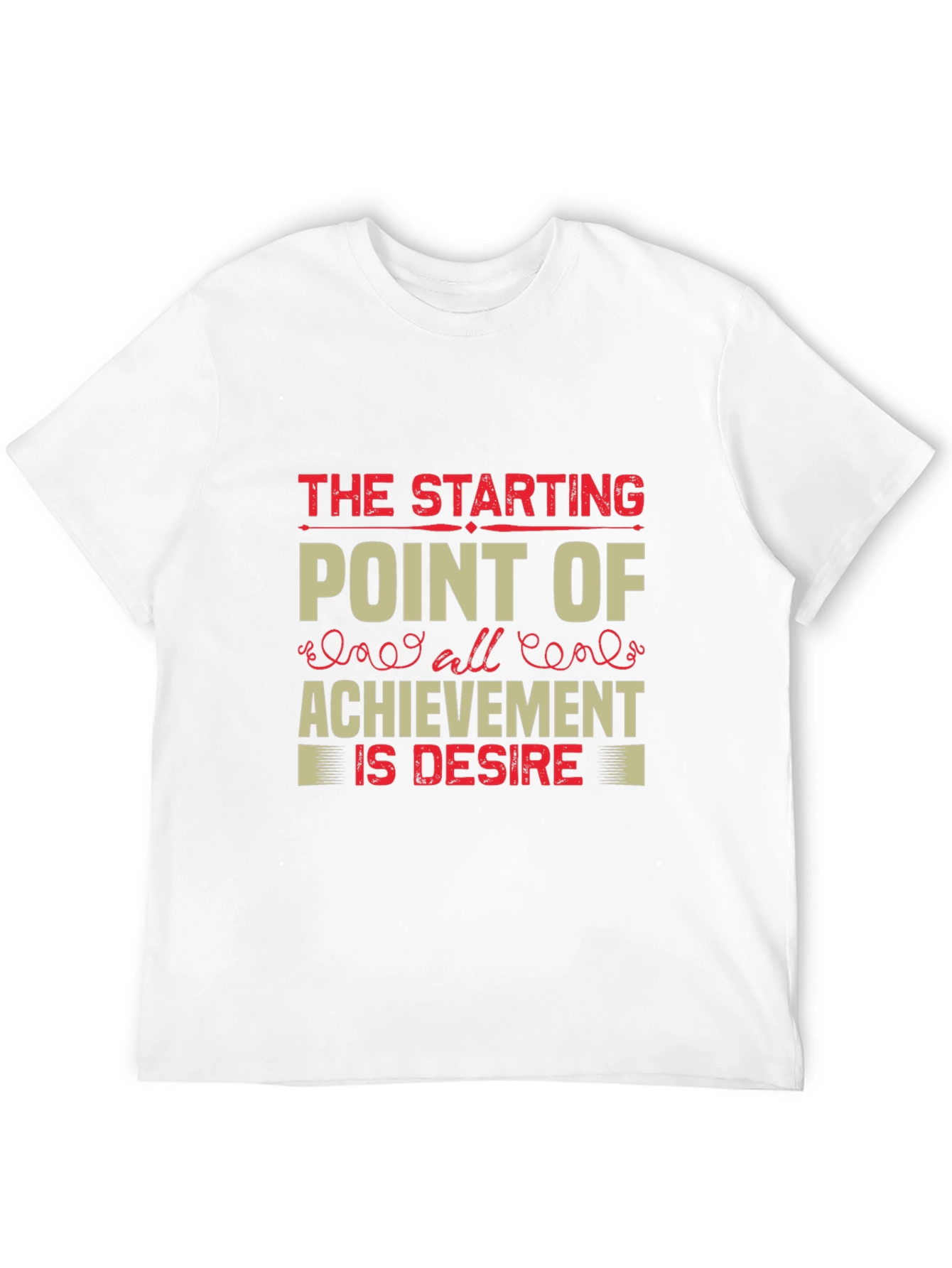 Motivational Graphic Tee: Starting Point of Achievement