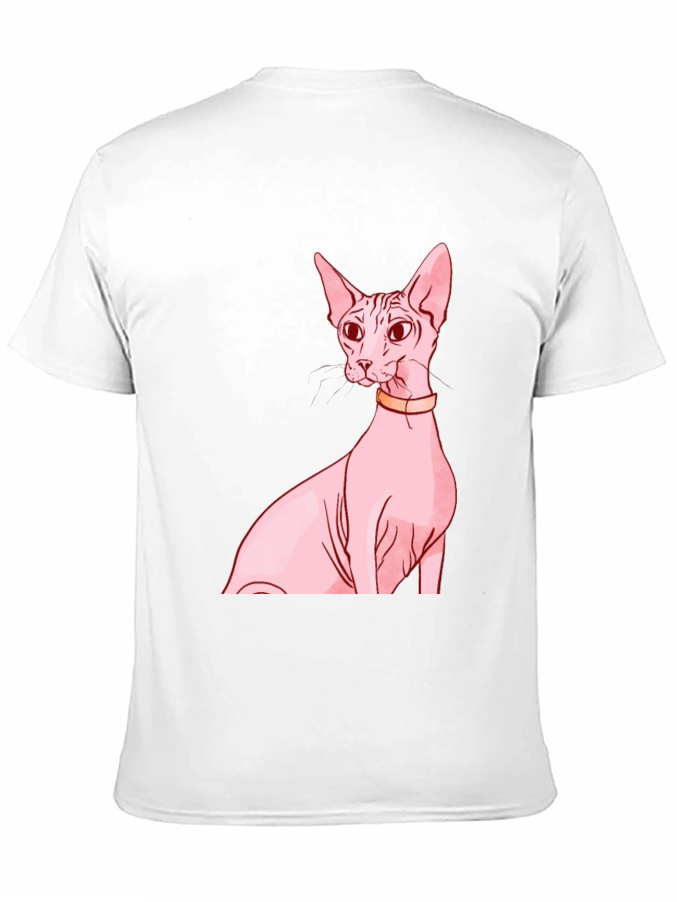 Black Sphynx Cat Graphic Tee