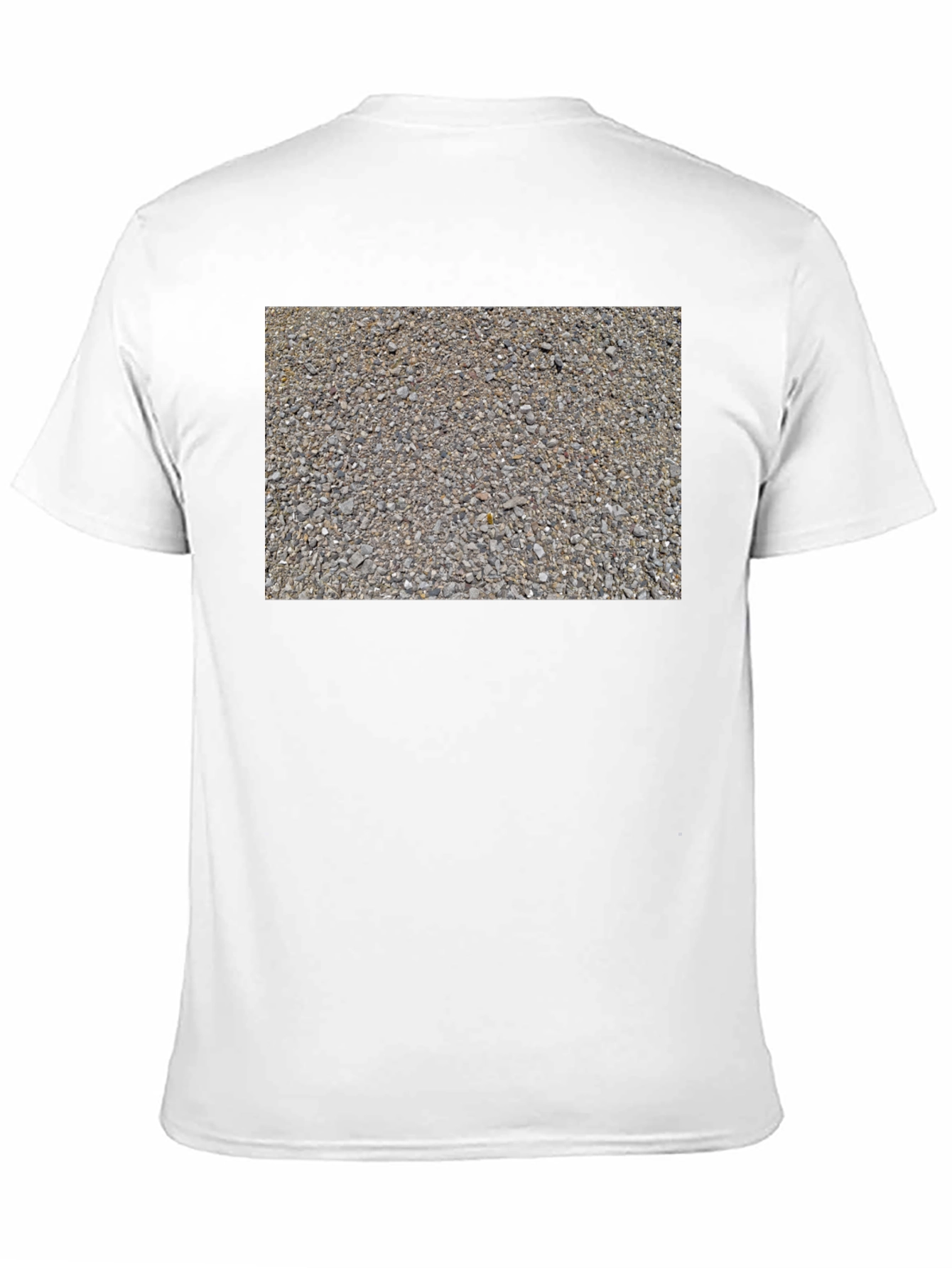 Gravel Print Black Tee