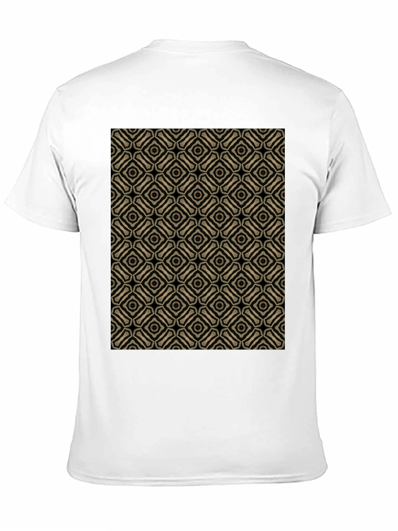Patterned Black T-Shirt
