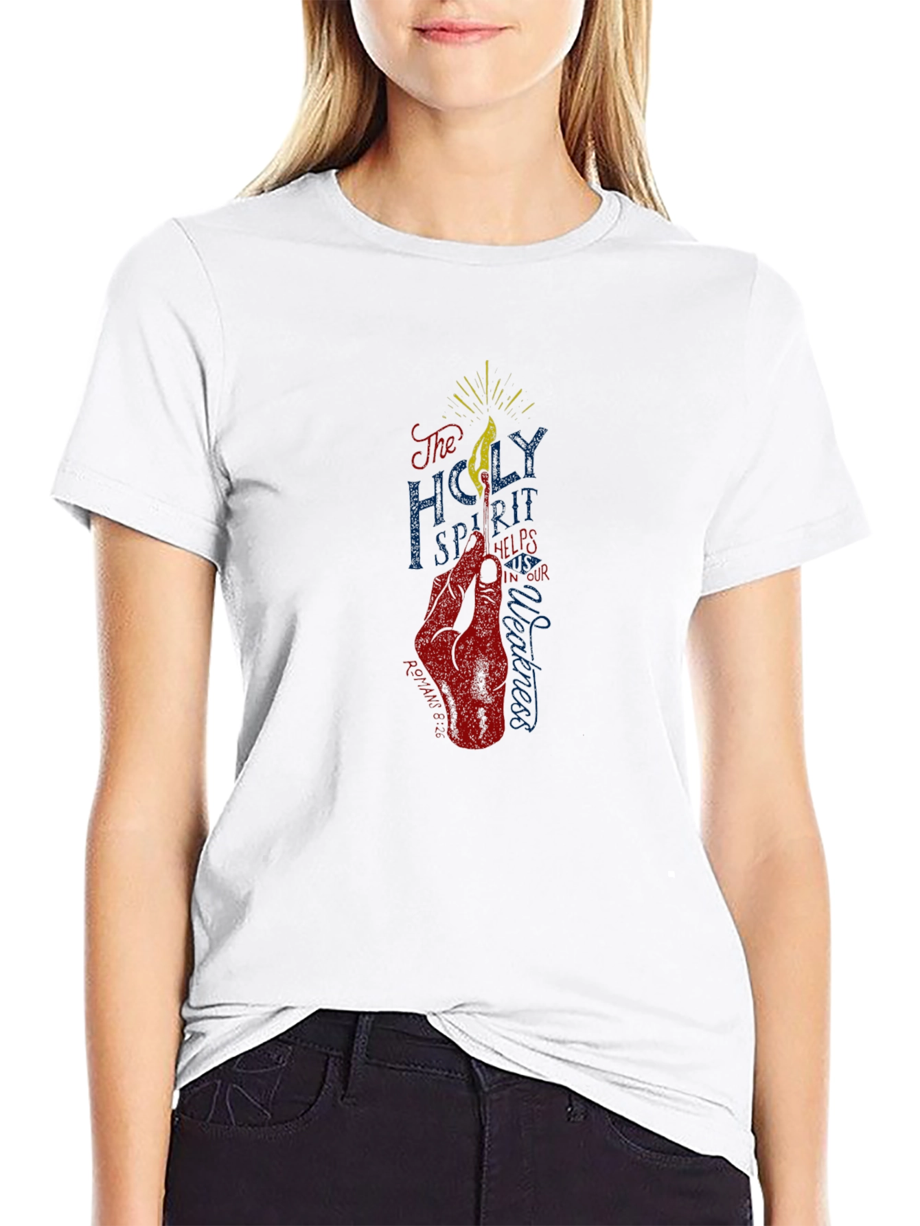 The Holy Spirit Graphic T-Shirt - Black