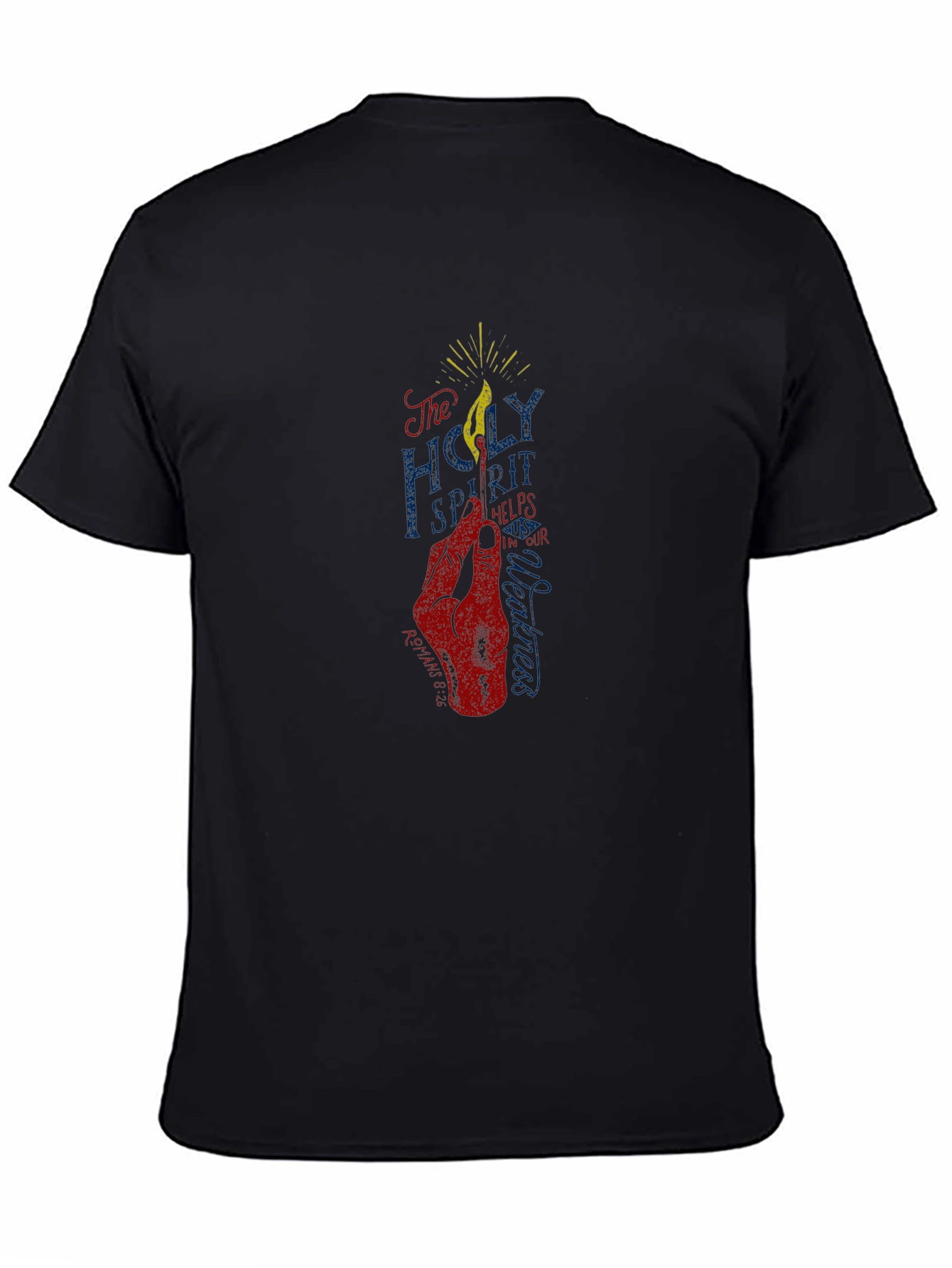 The Holy Spirit Graphic T-Shirt - Black