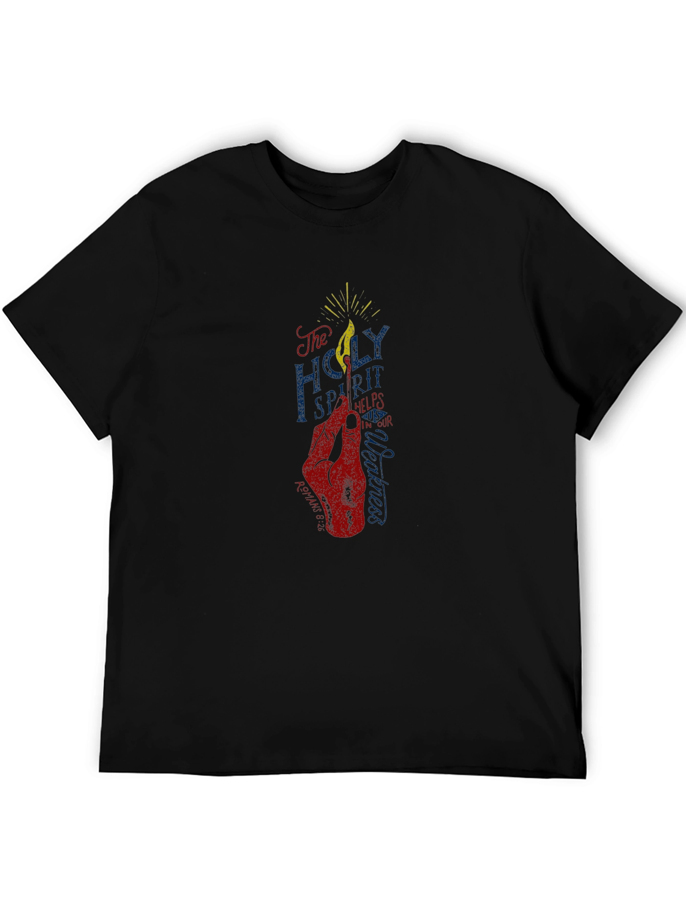 The Holy Spirit Graphic T-Shirt - Black