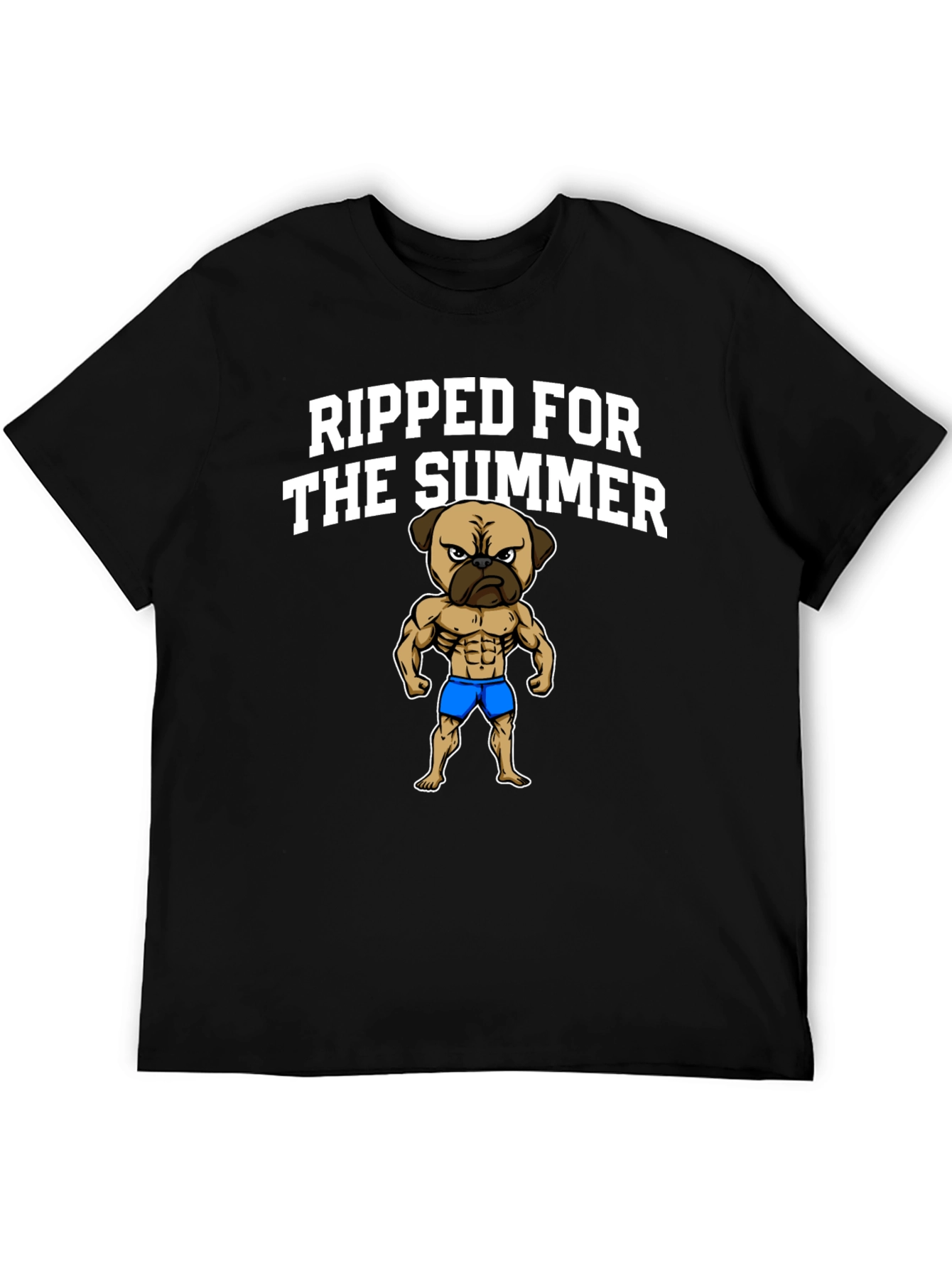 Ripped Pug Summer T-Shirt