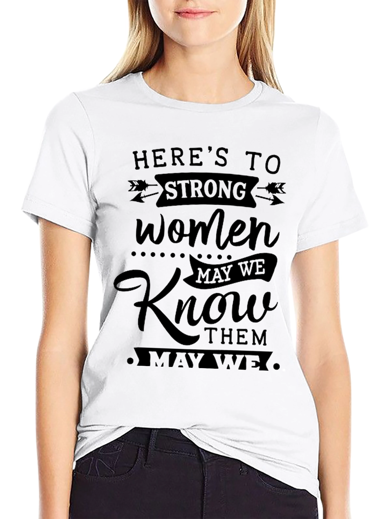 Strong Women Graphic Tee - Empowering Slogan Shirt
