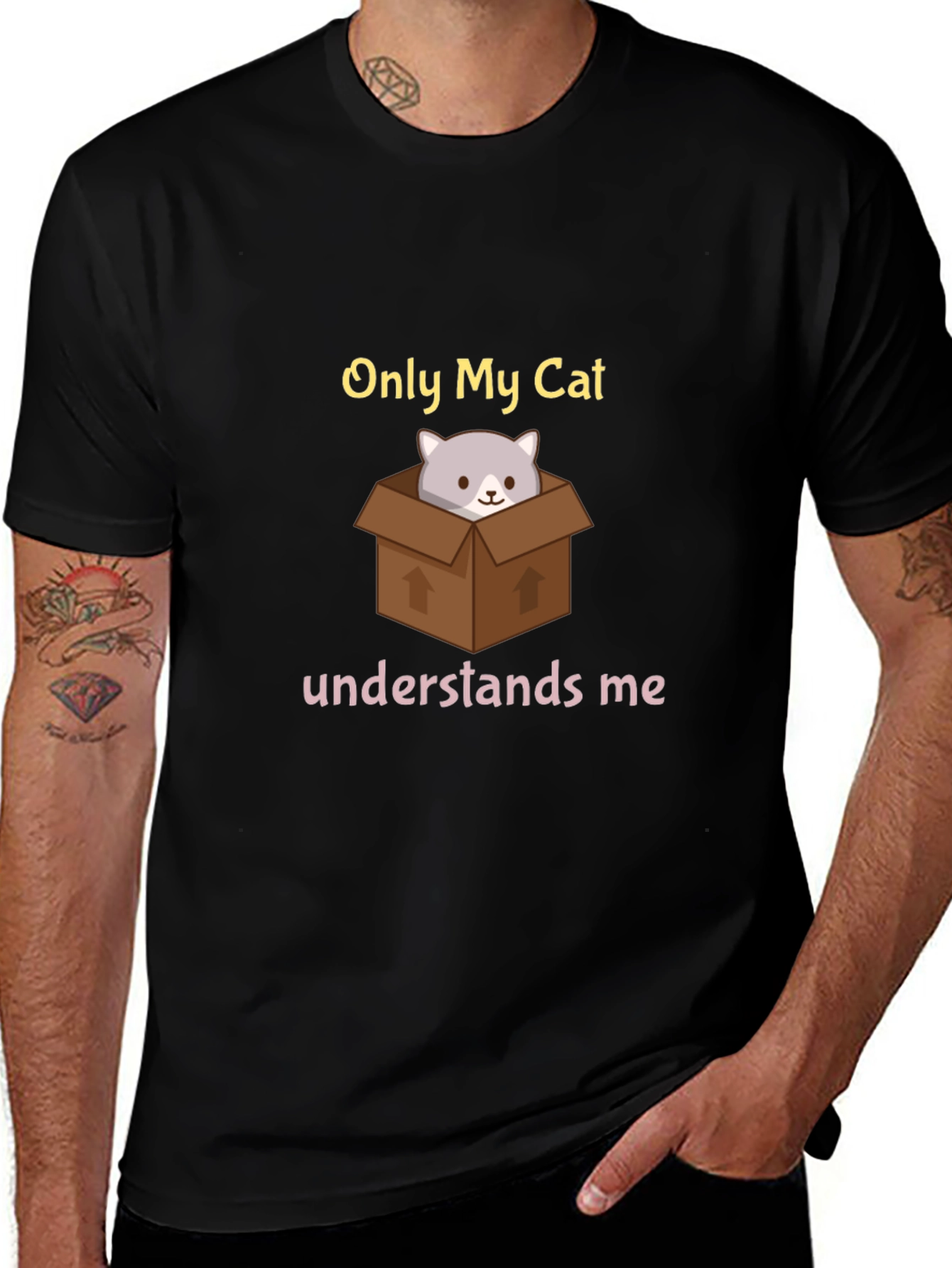Cat Lover T-Shirt - Only My Cat Understands Me