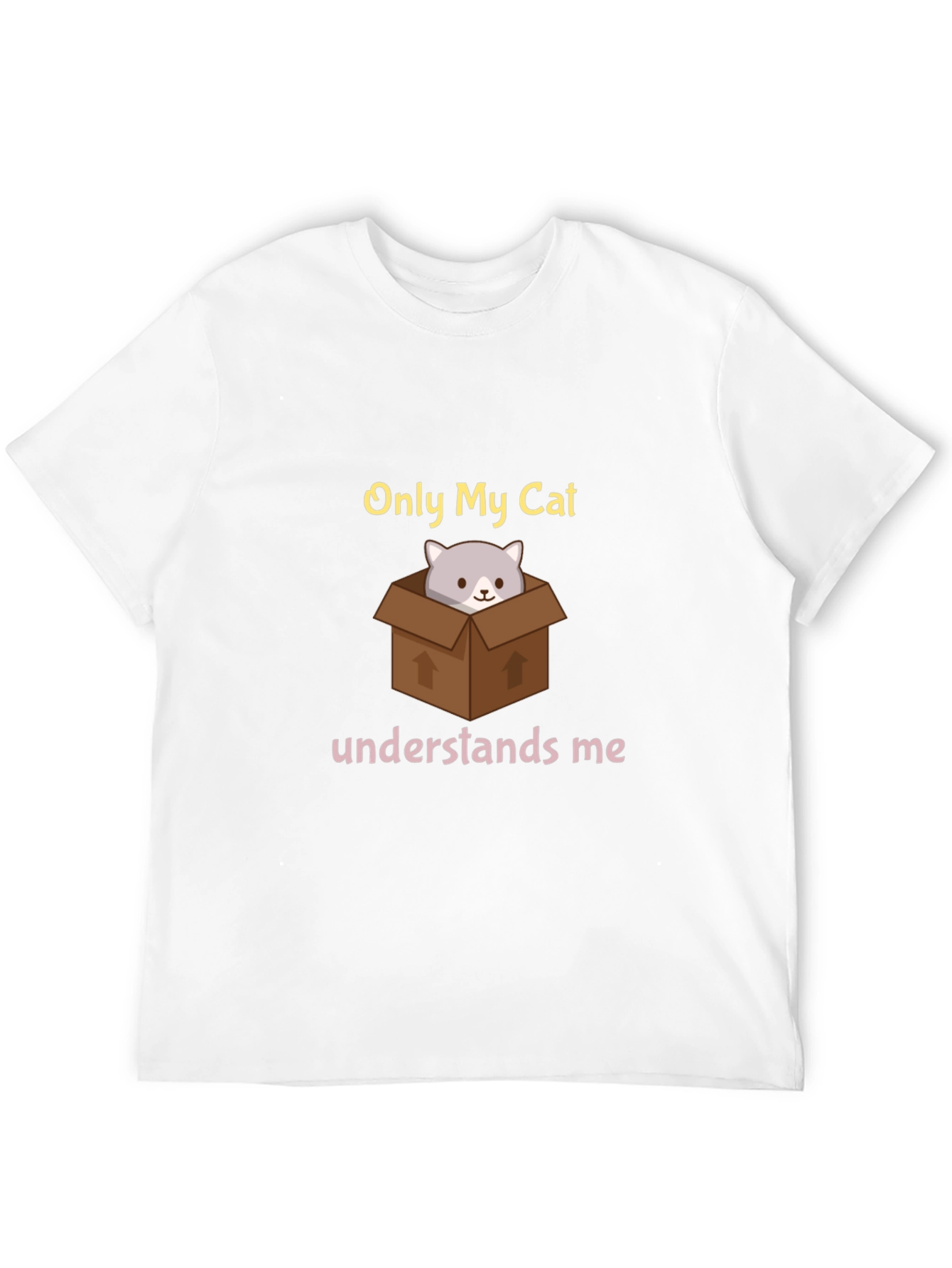 Cat Lover T-Shirt - Only My Cat Understands Me