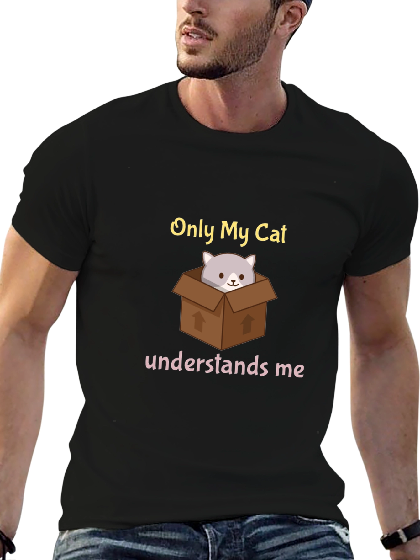 Cat Lover T-Shirt - Only My Cat Understands Me