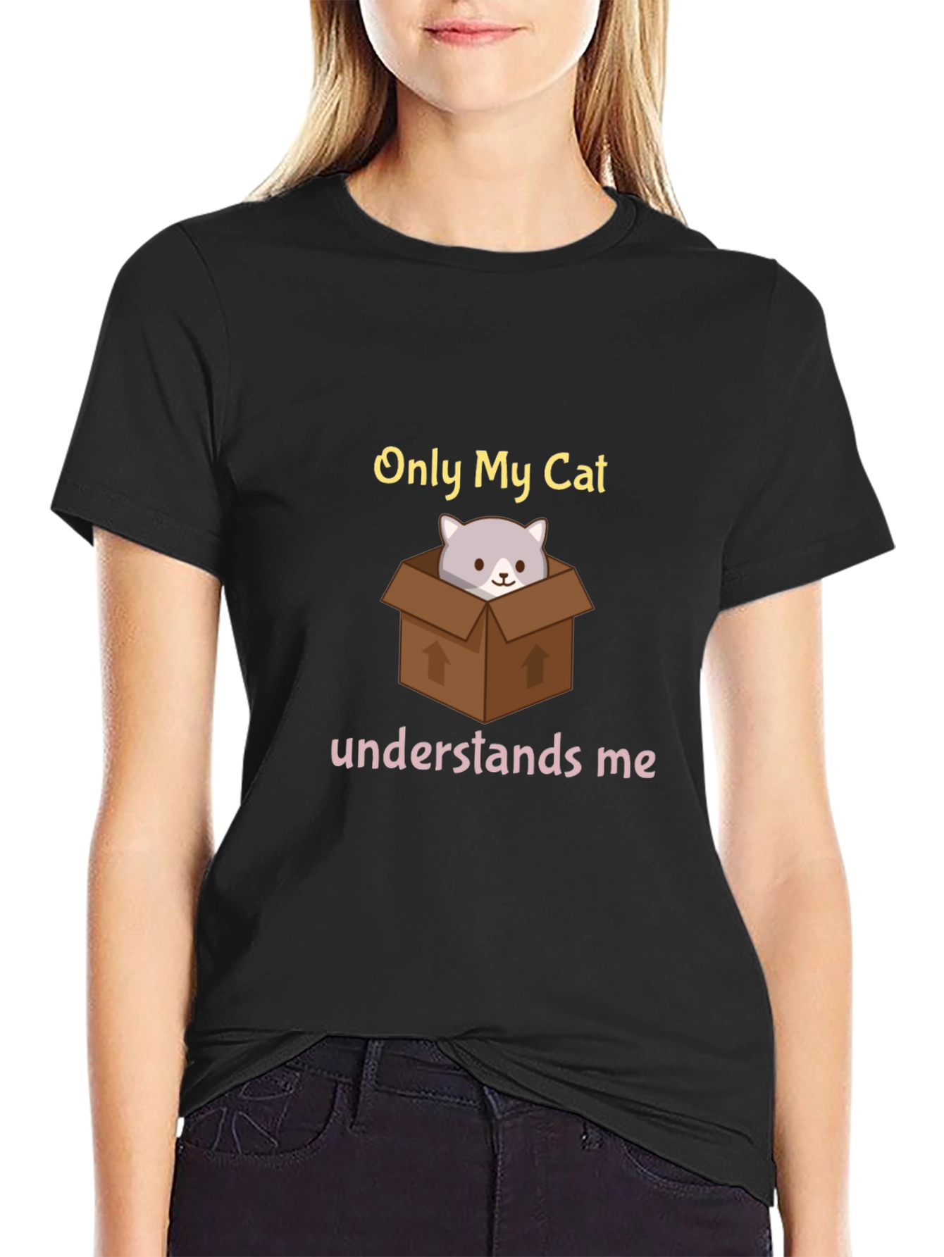 Cat Lover T-Shirt - Only My Cat Understands Me