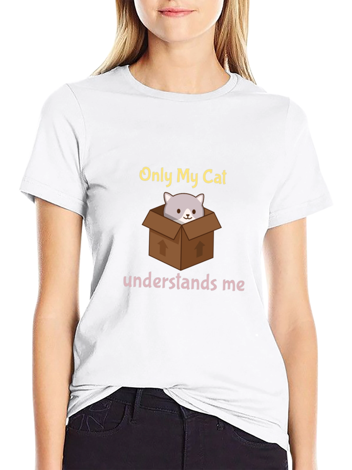 Cat Lover T-Shirt - Only My Cat Understands Me