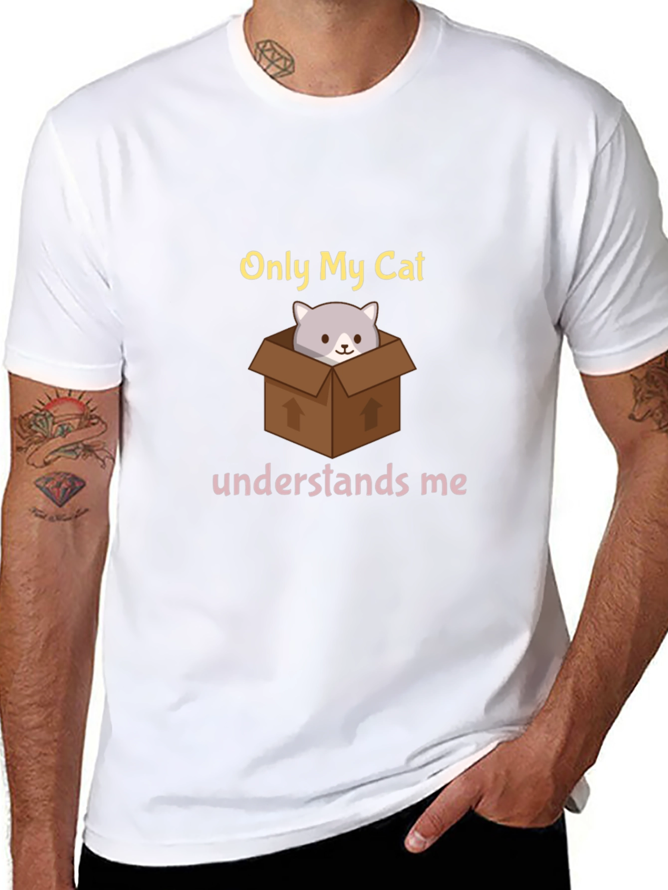 Cat Lover T-Shirt - Only My Cat Understands Me