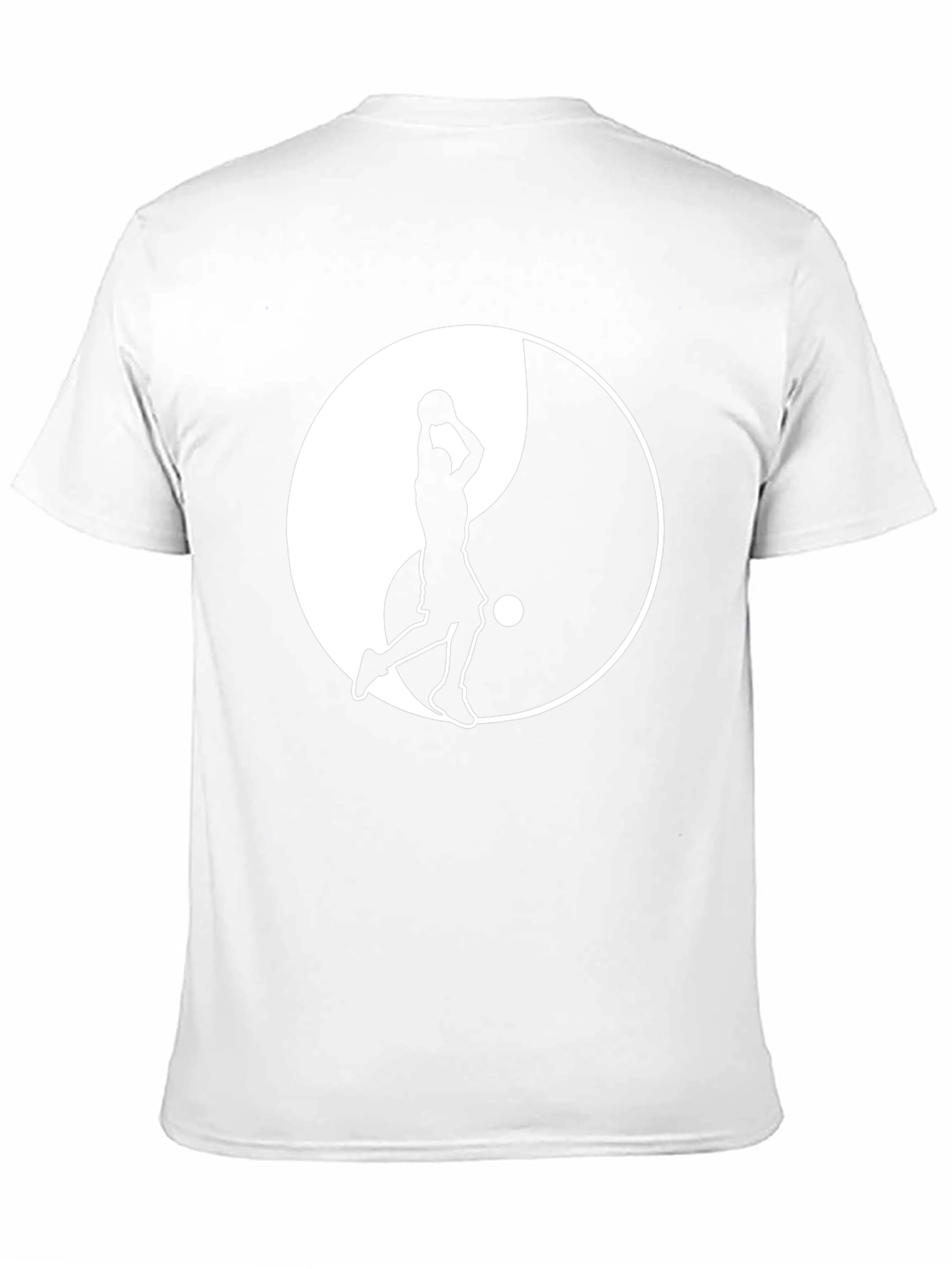 Yin Yang Basketball Graphic Tee