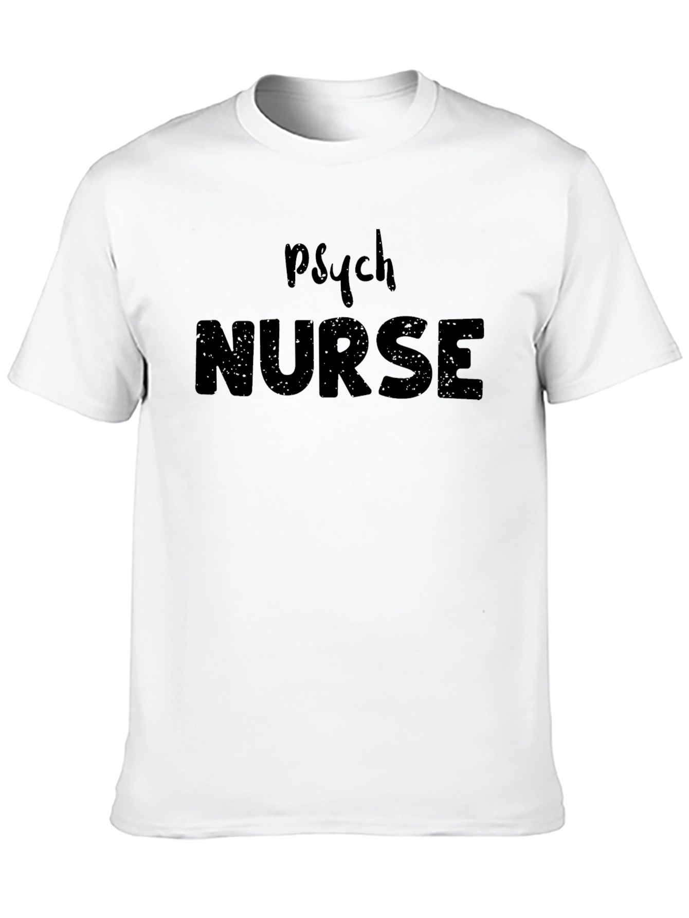 Psych Nurse Unisex Black T-Shirt