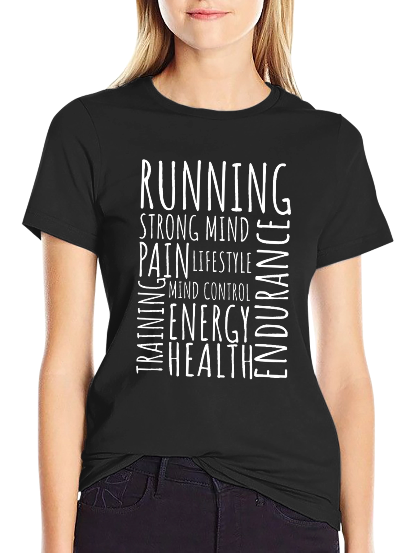 Running Motivation Graphic T-Shirt