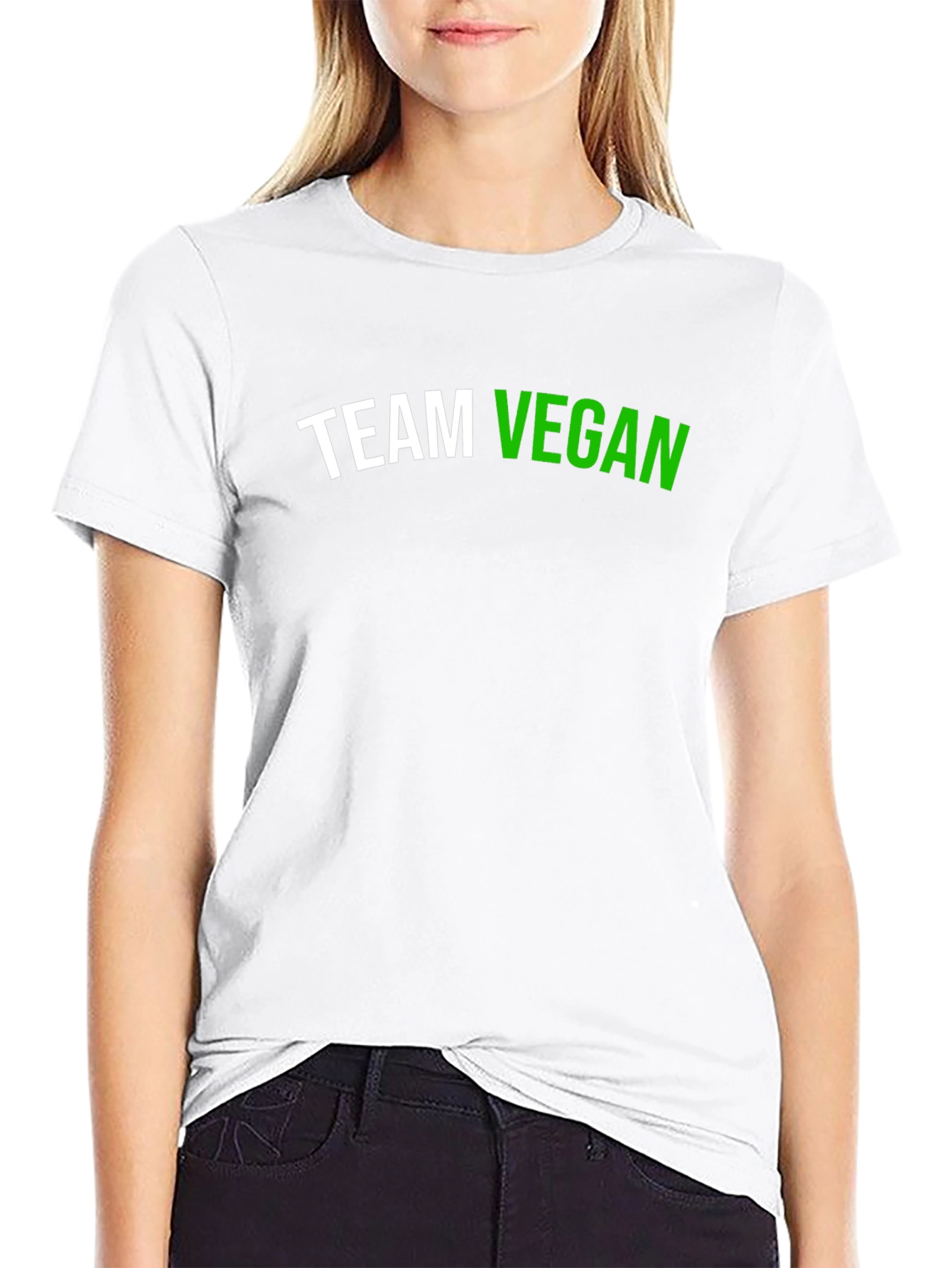 Team Vegan Graphic T-Shirt - Black