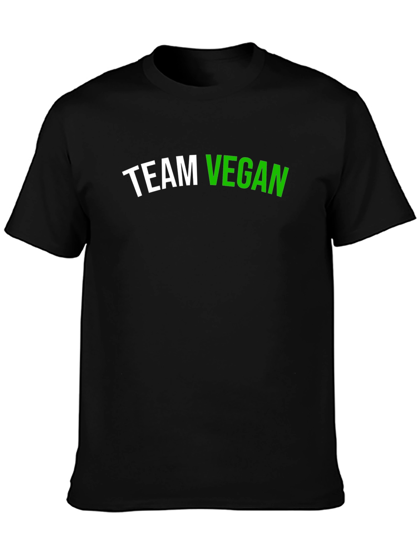 Team Vegan Graphic T-Shirt - Black