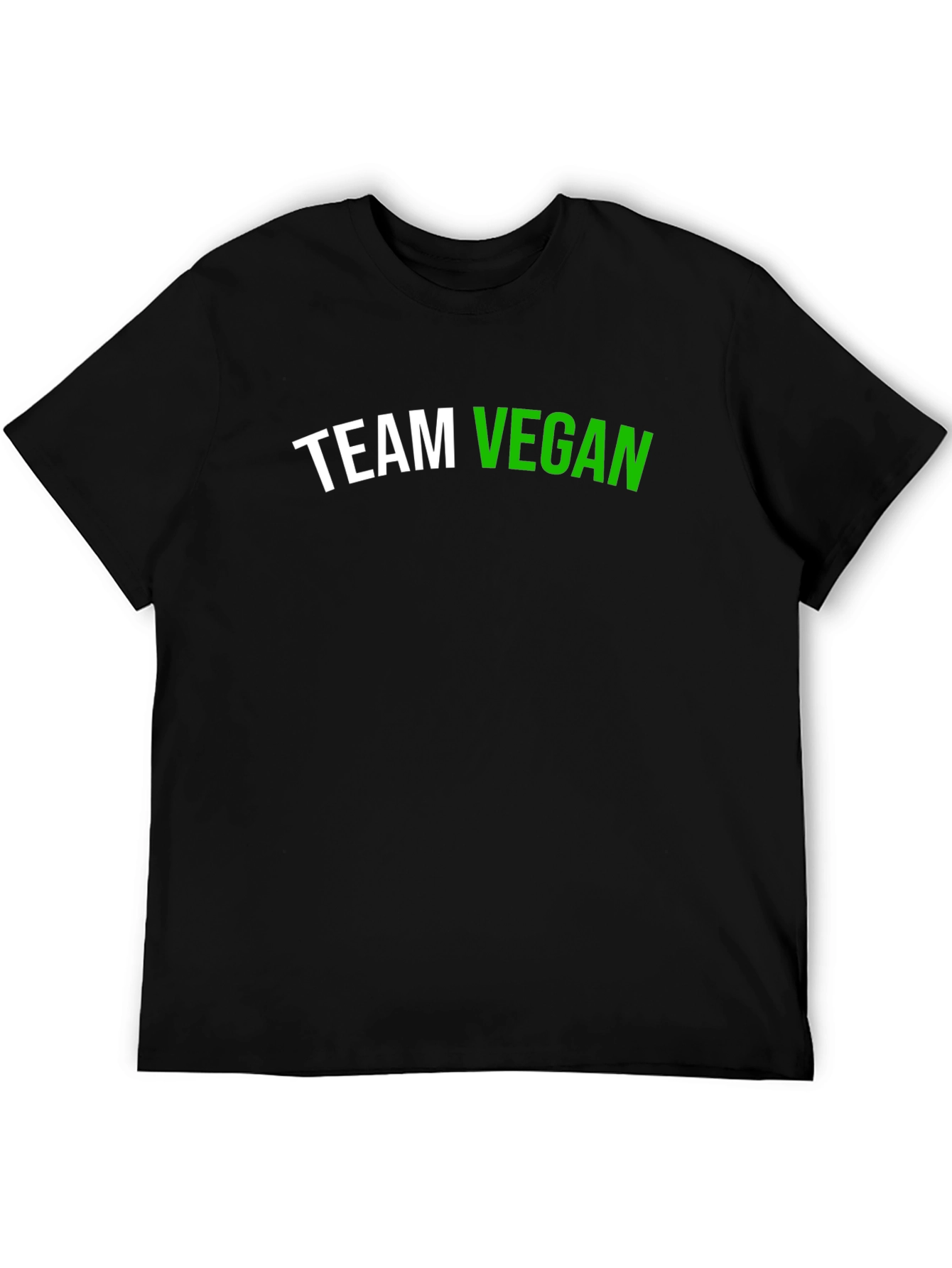 Team Vegan Graphic T-Shirt - Black