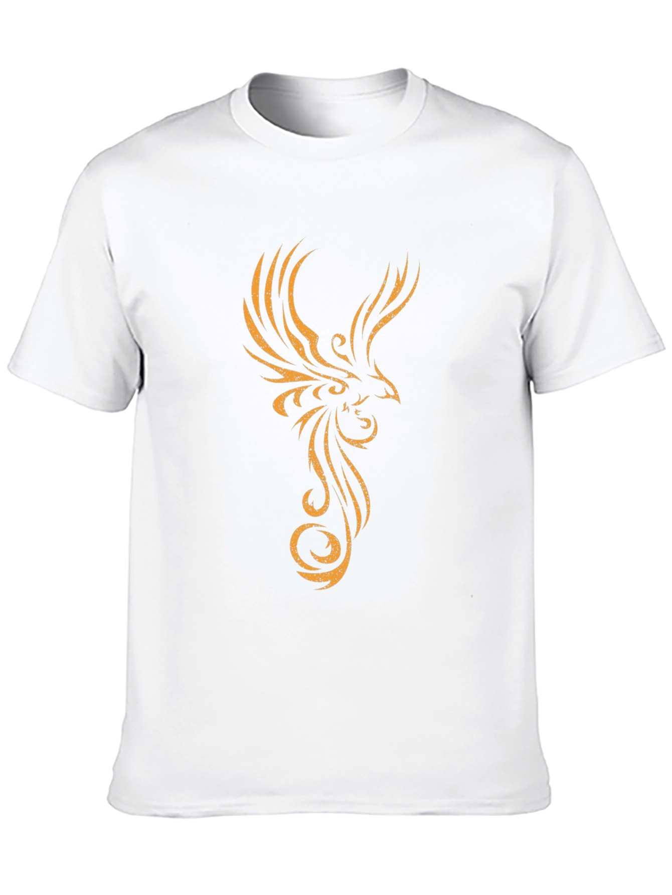 Phoenix Graphic Tee - Black Cotton Casual Top