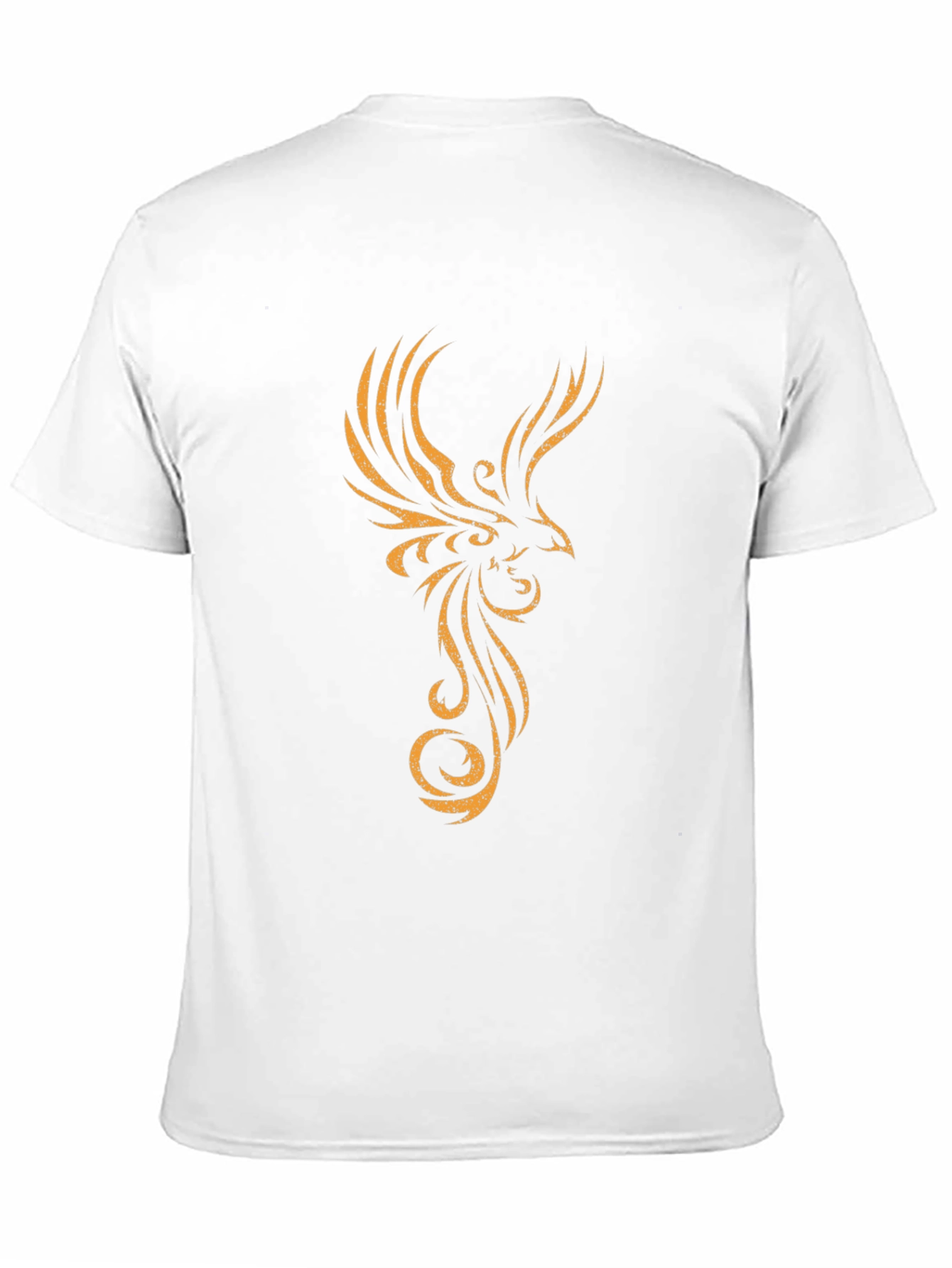 Phoenix Graphic Tee - Black Cotton Casual Top