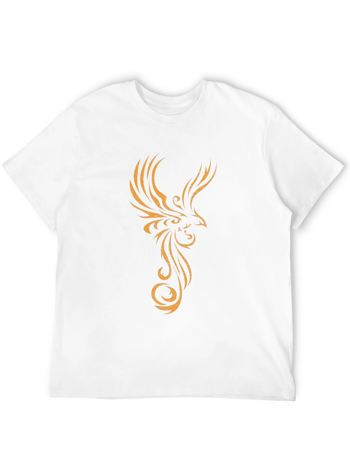 Phoenix Graphic Tee - Black Cotton Casual Top
