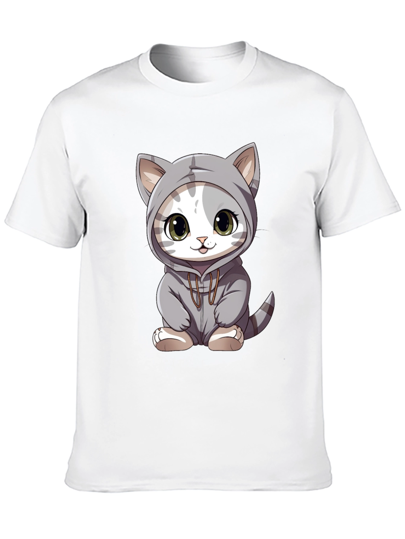 Cute Cat Hoodie T-Shirt