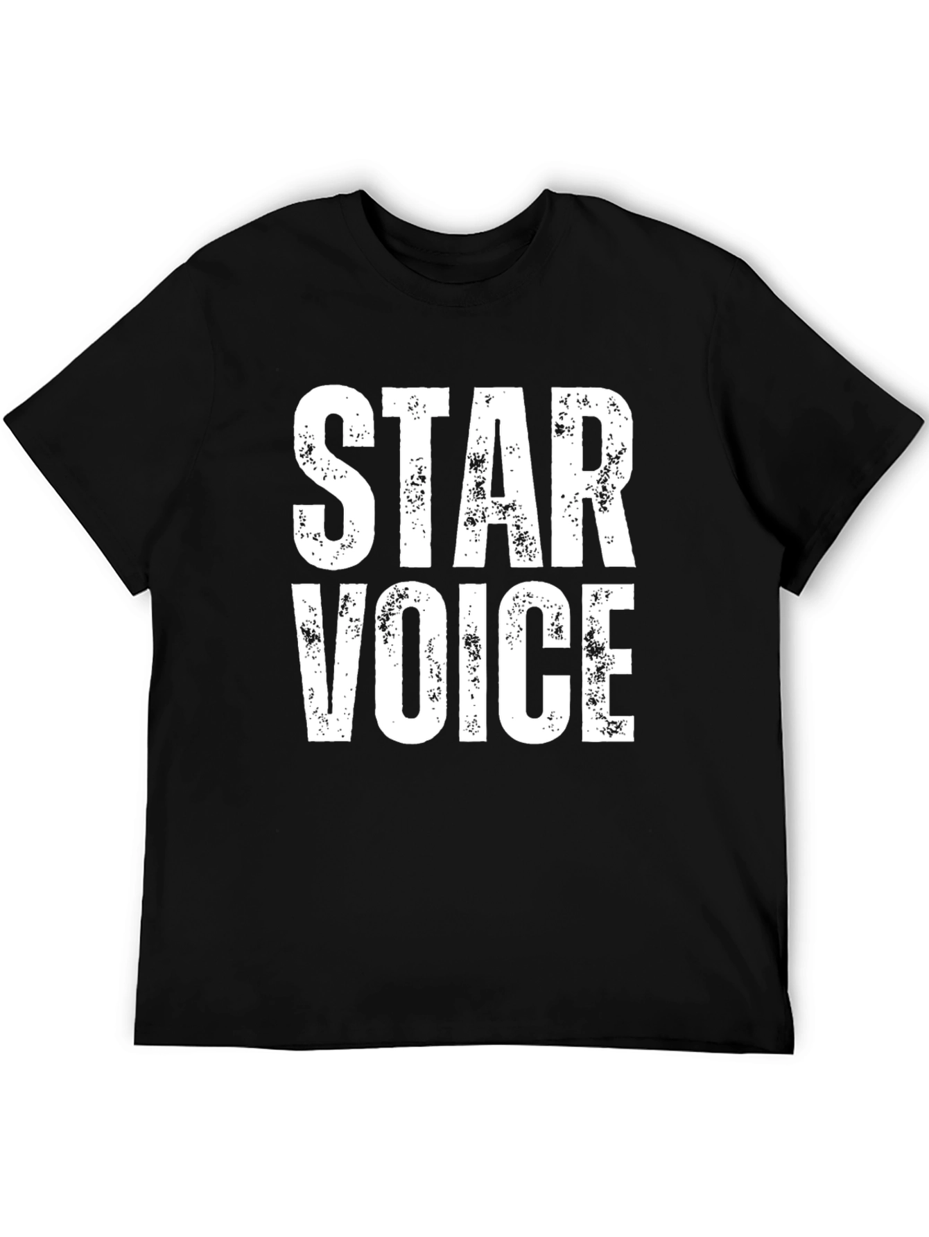 Star Voice Graphic T-Shirt - Distressed Print