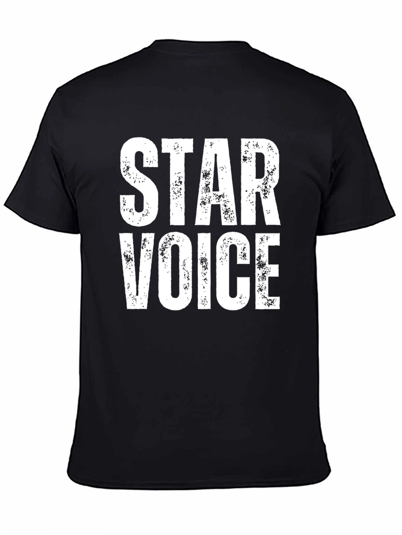 Star Voice Graphic T-Shirt - Distressed Print