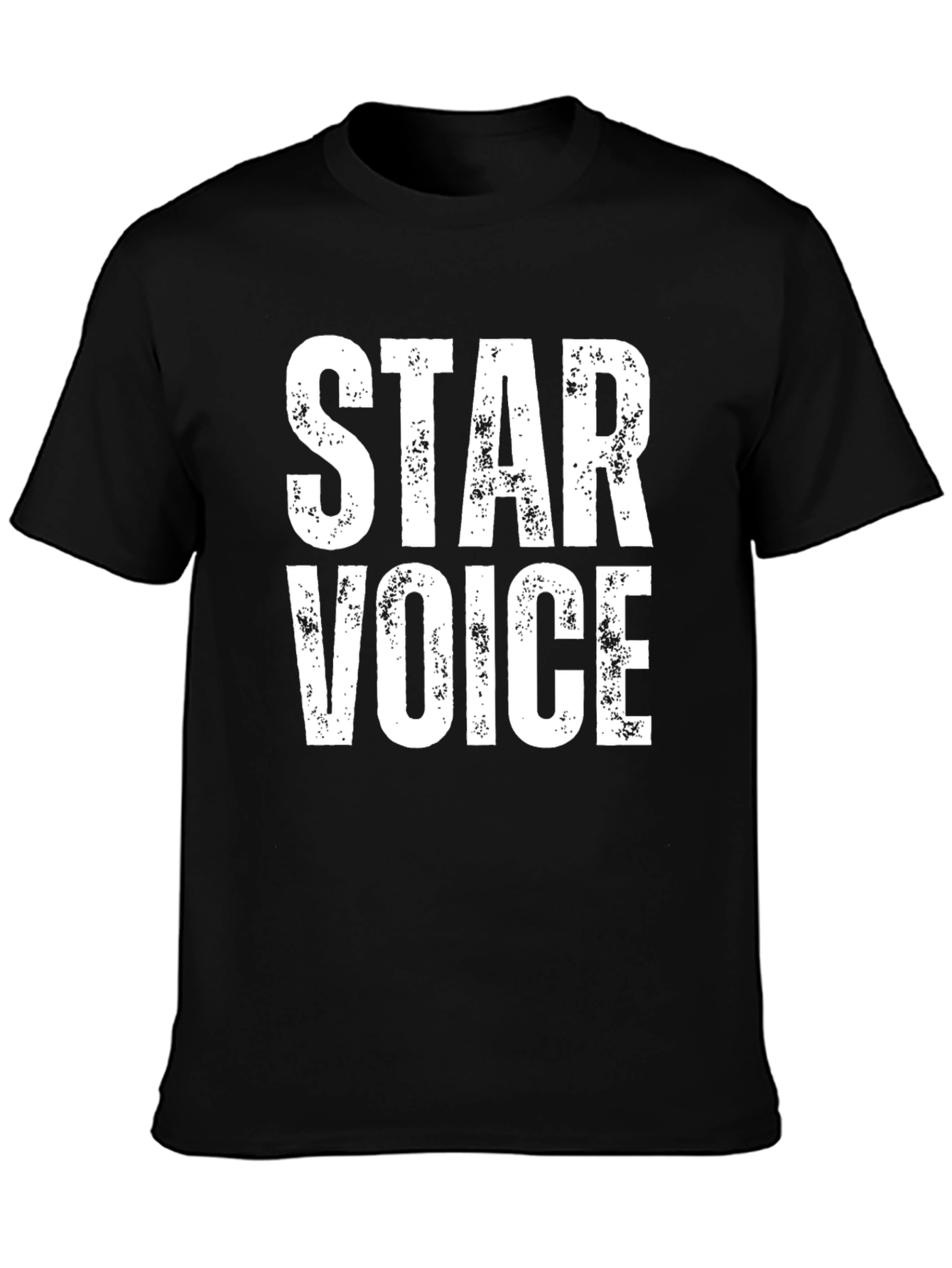 Star Voice Graphic T-Shirt - Distressed Print