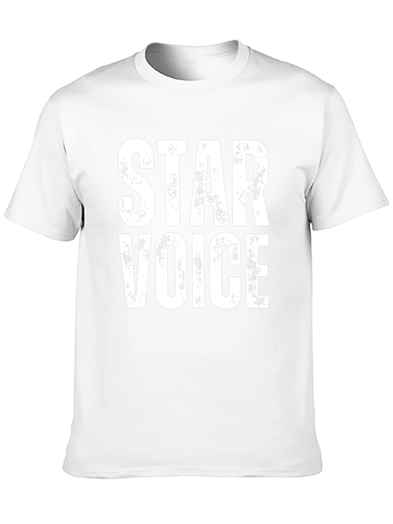 Star Voice Graphic T-Shirt - Distressed Print