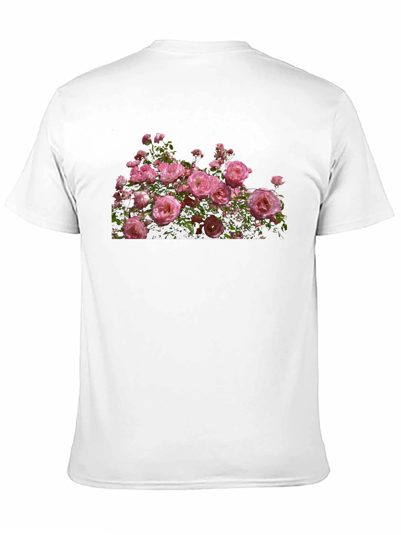 Floral Print Black T-Shirt