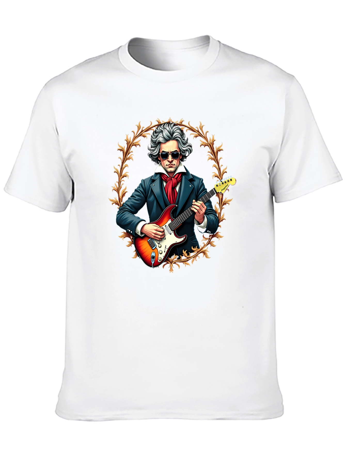Cool Beethoven Electric Guitar T-Shirt