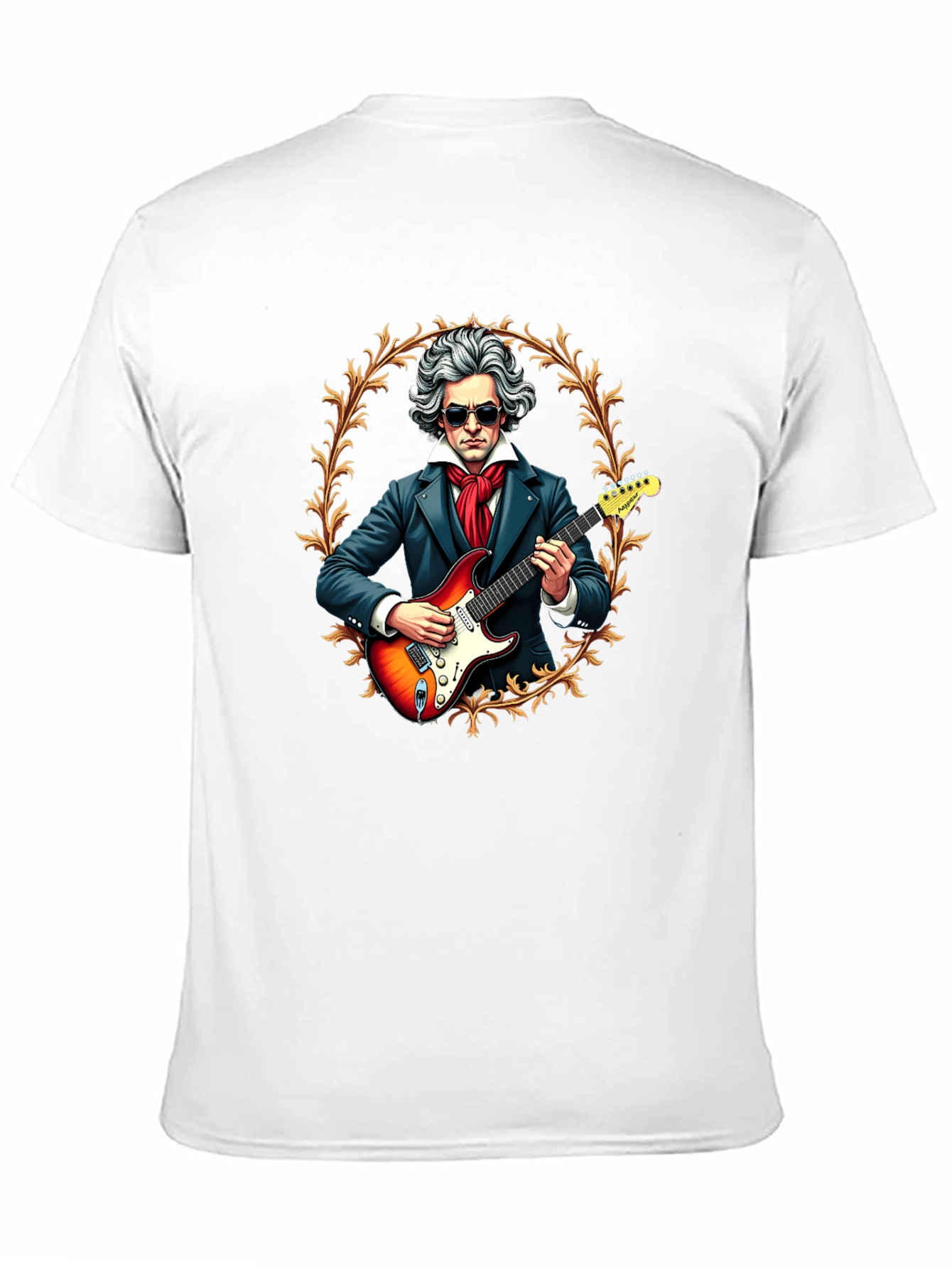Cool Beethoven Electric Guitar T-Shirt