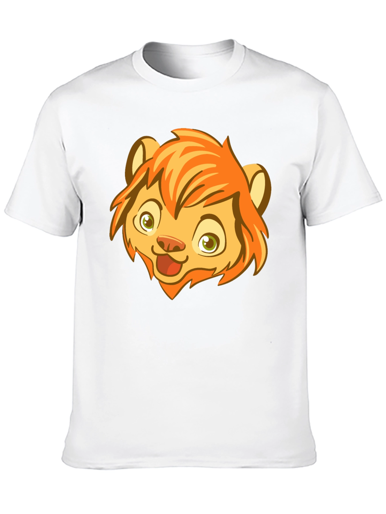 Lion Cub Cartoon Graphic T-Shirt
