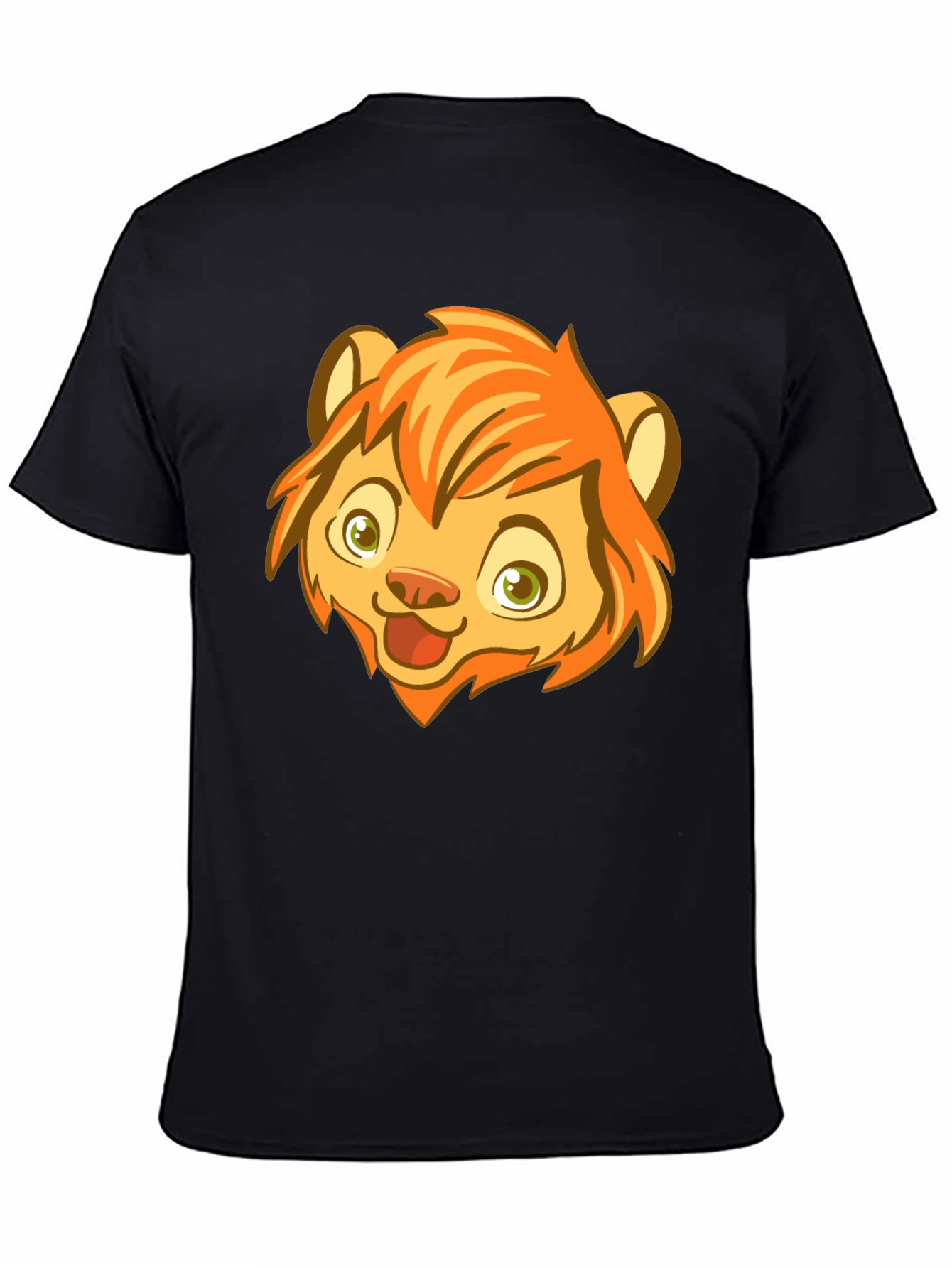 Lion Cub Cartoon Graphic T-Shirt