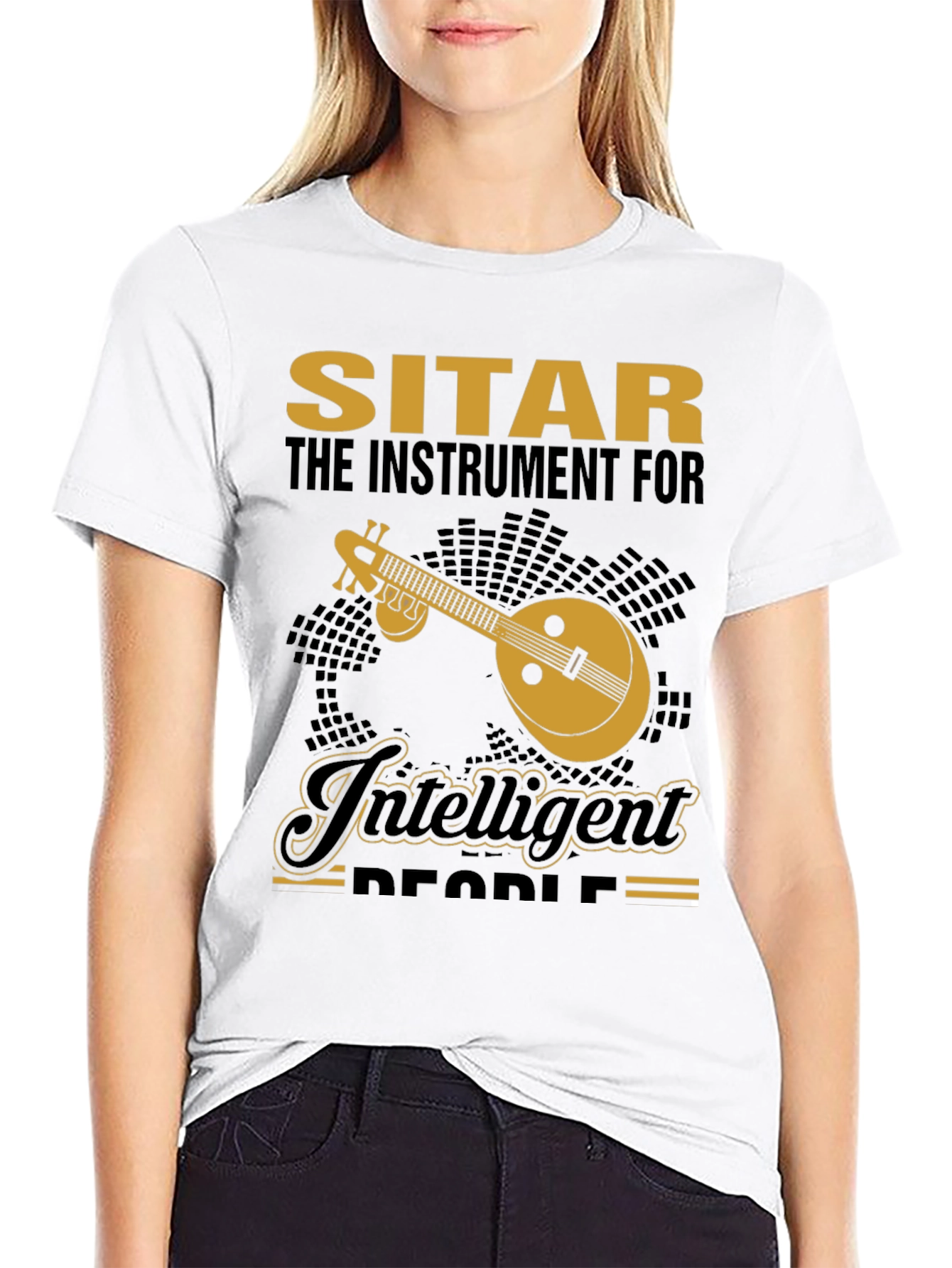 Sitar Instrument T-Shirt