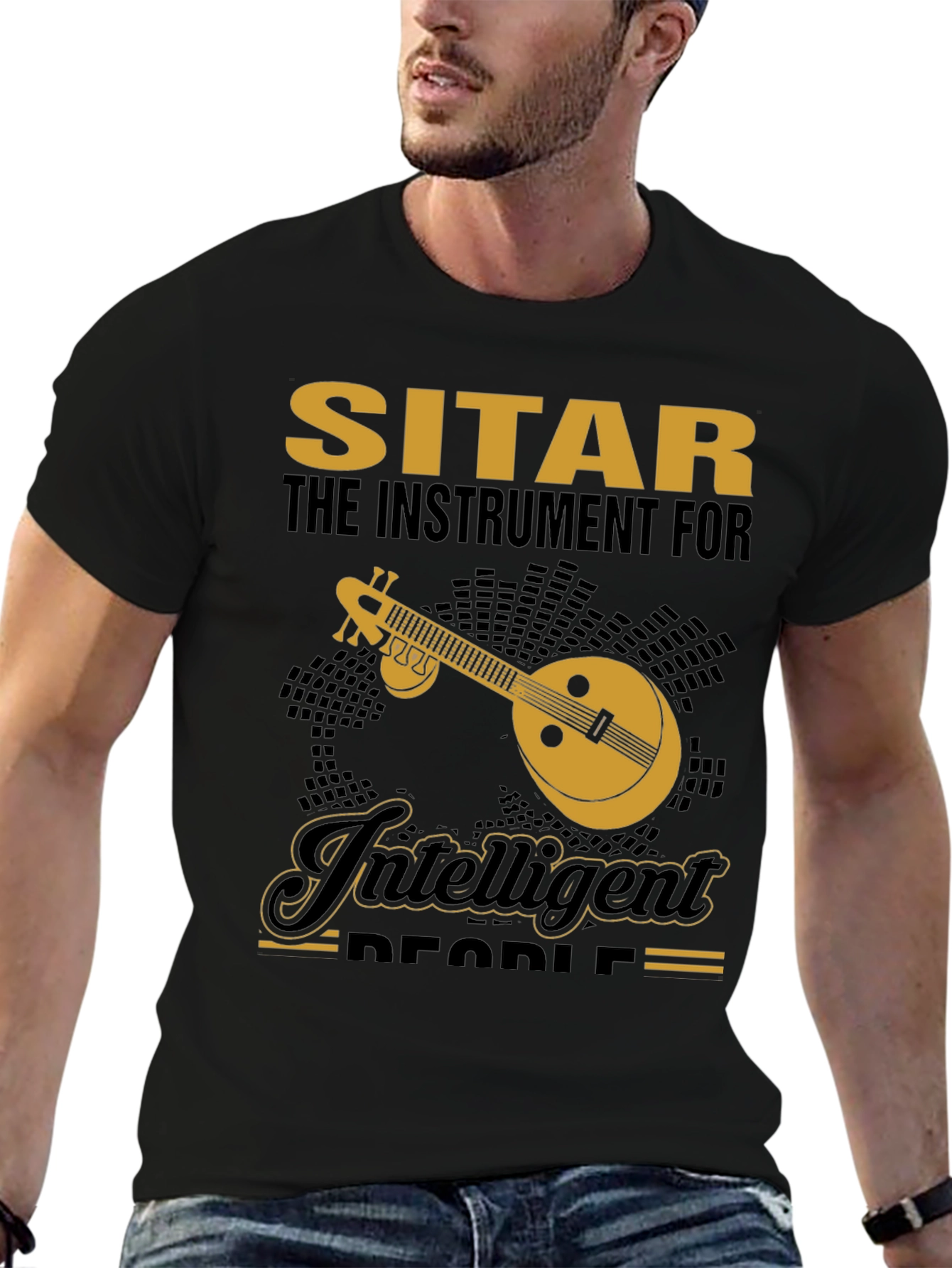 Sitar Instrument T-Shirt