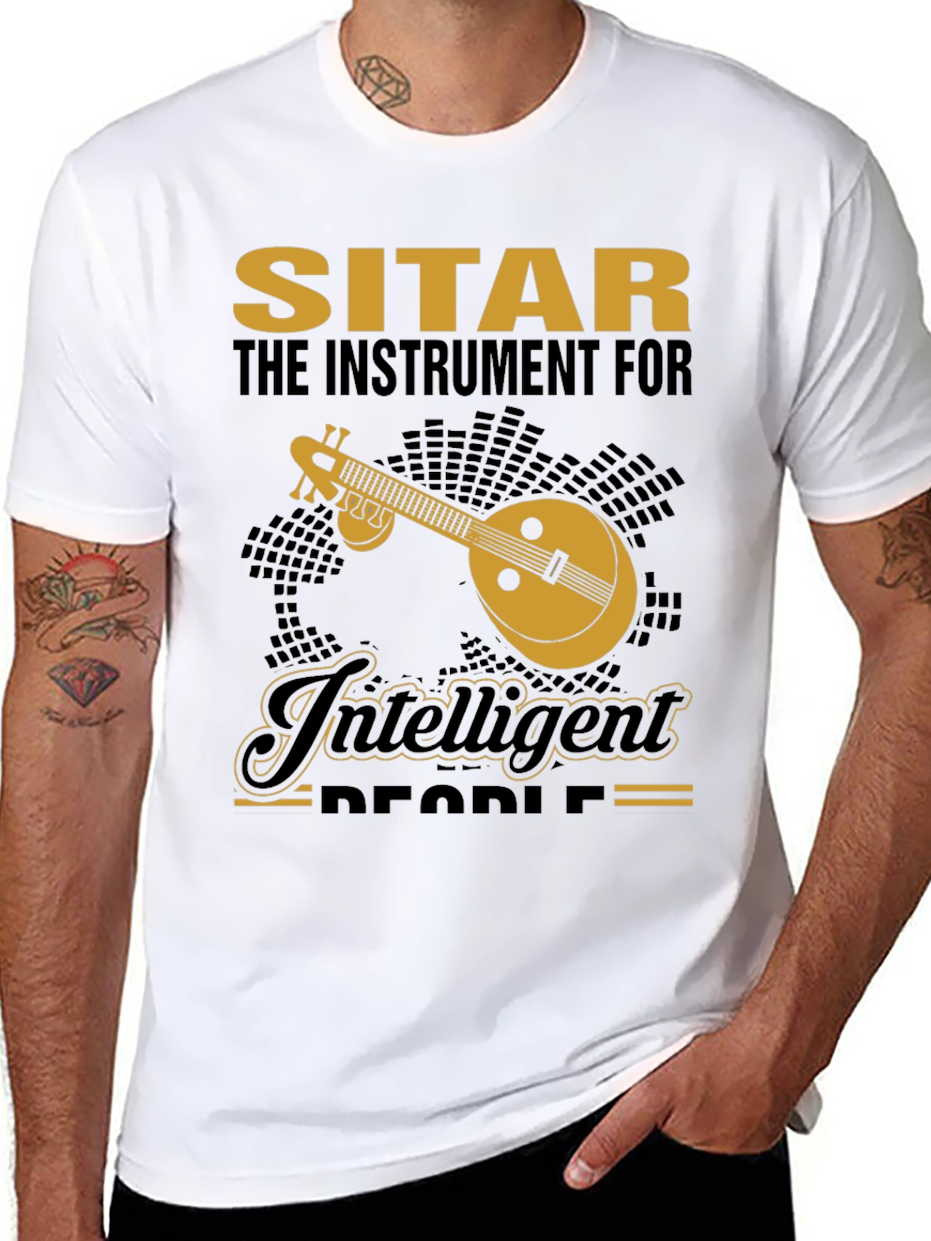 Sitar Instrument T-Shirt