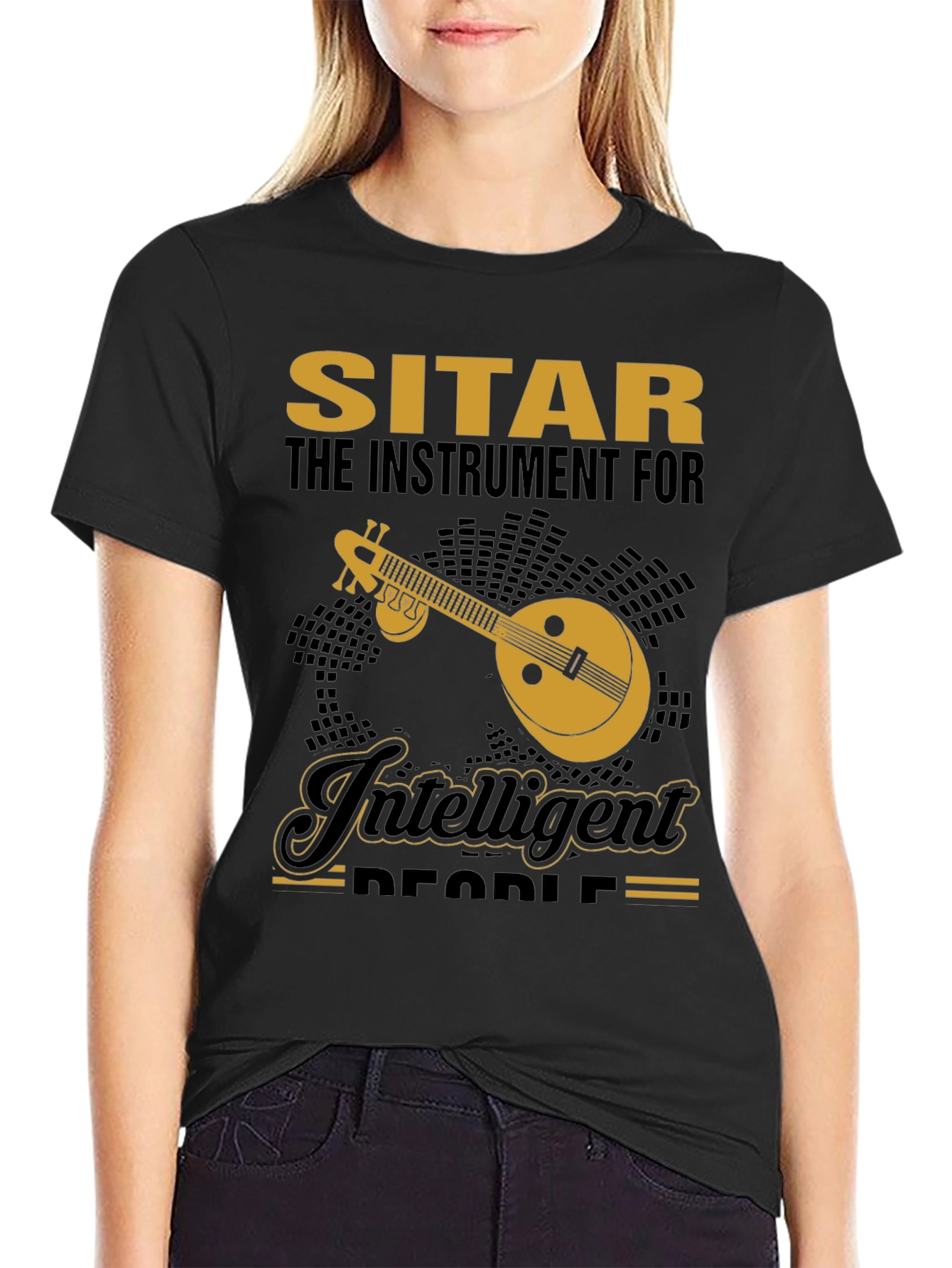 Sitar Instrument T-Shirt