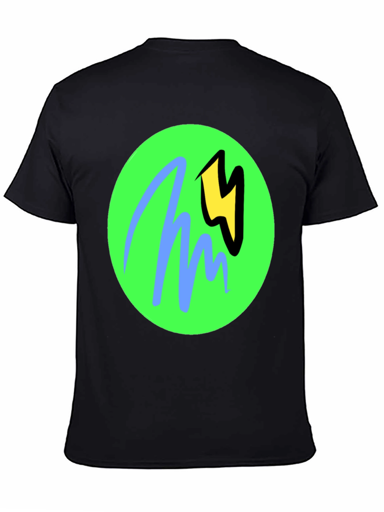 Vibrant Graphic Tee - Round Design