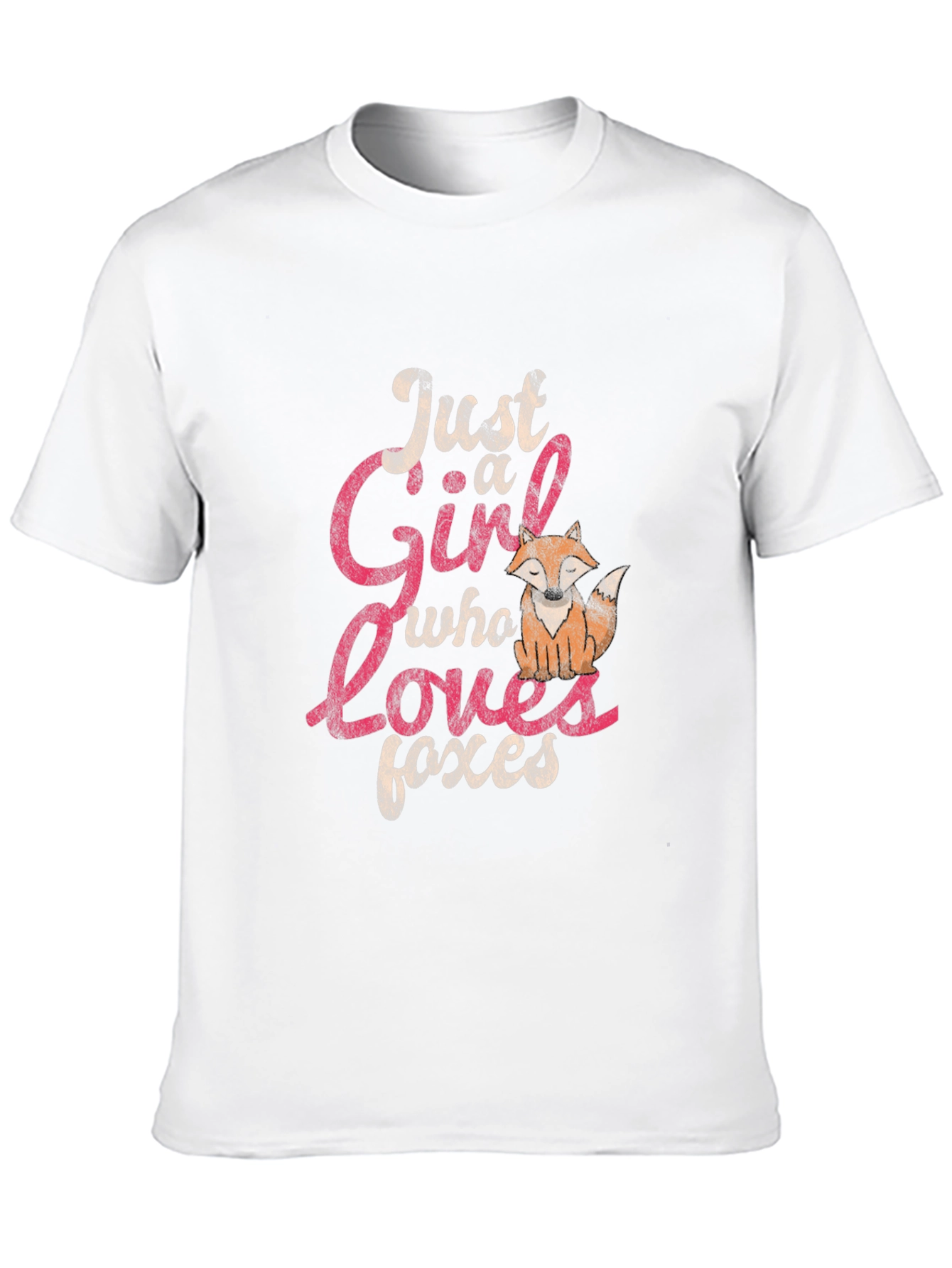 Just a Girl Who Loves Foxes T-Shirt