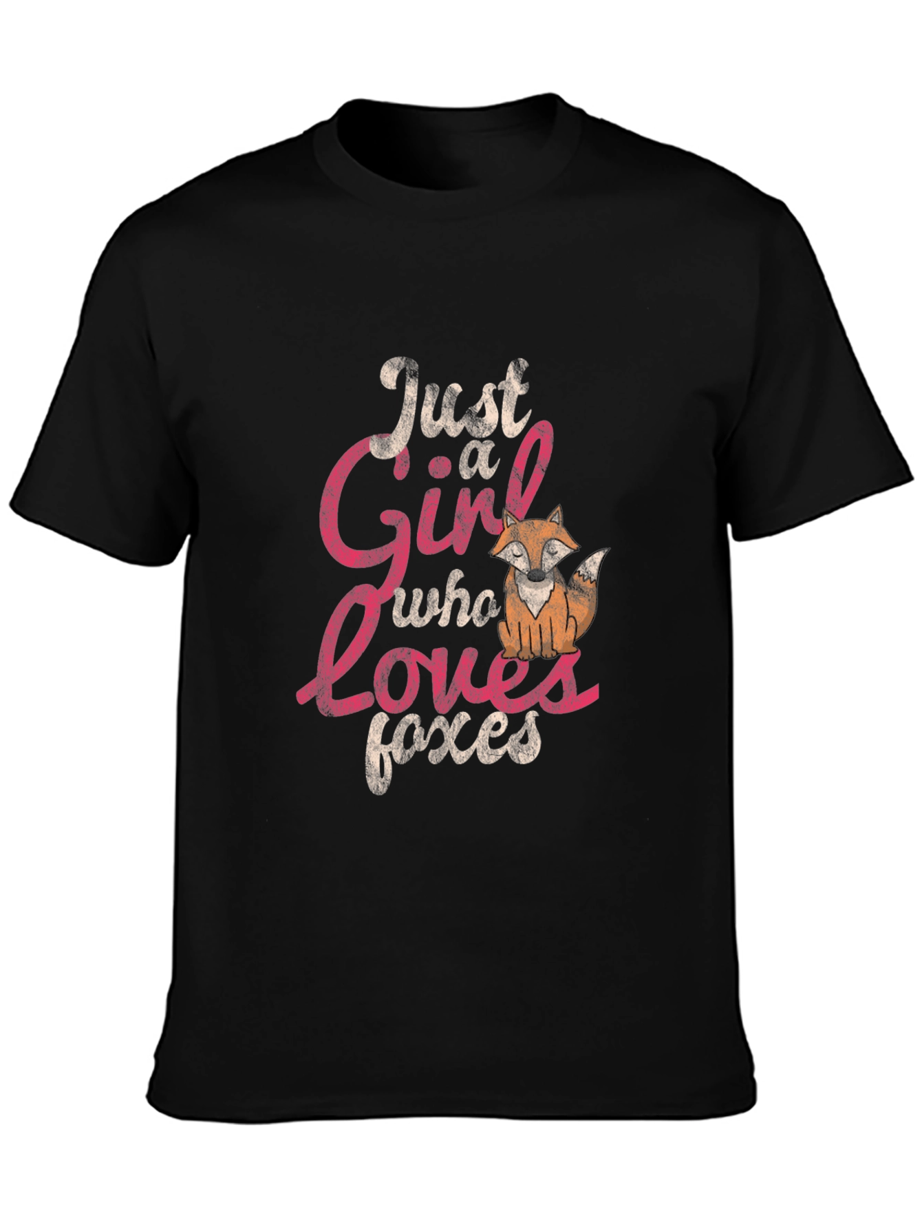 Just a Girl Who Loves Foxes T-Shirt