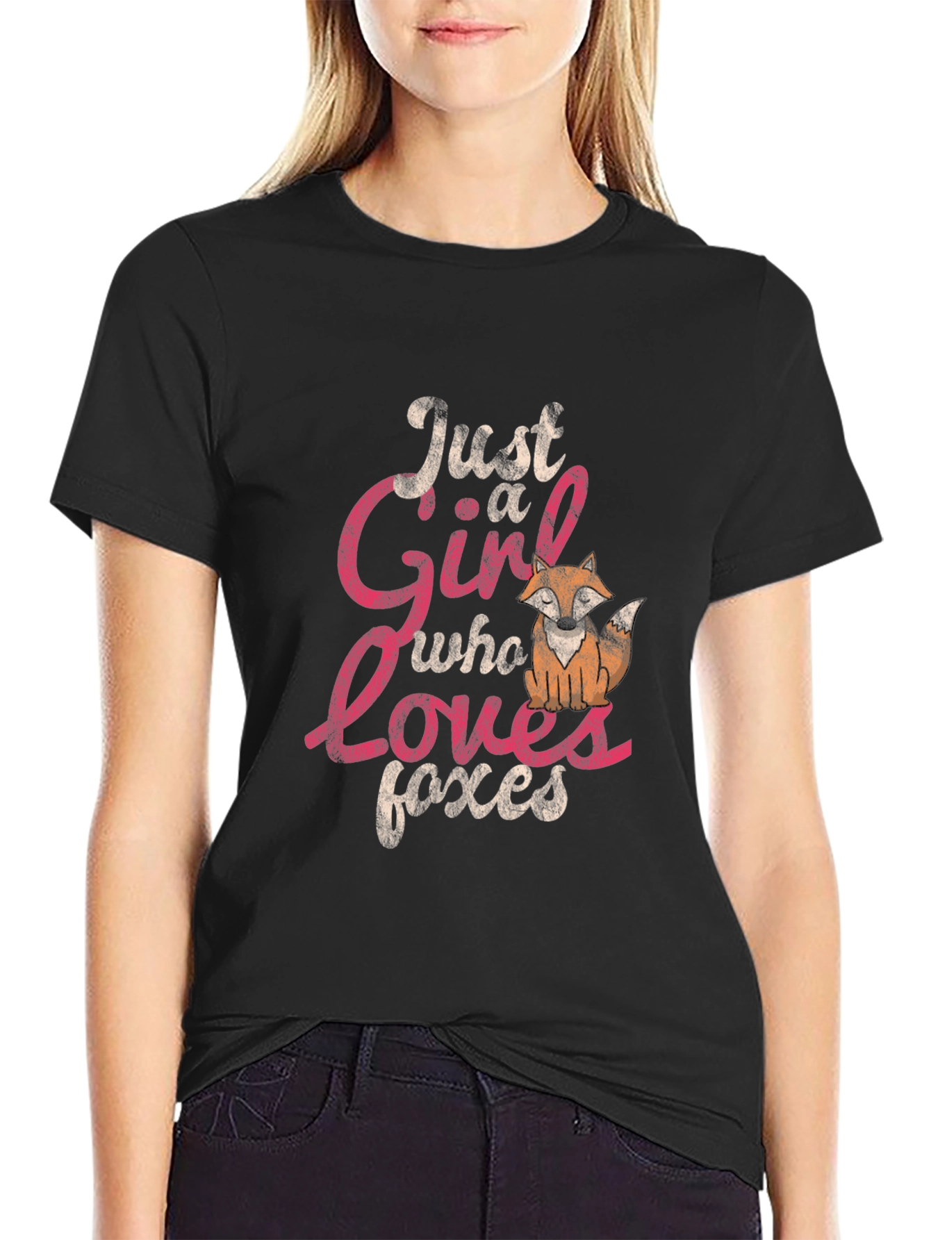 Just a Girl Who Loves Foxes T-Shirt