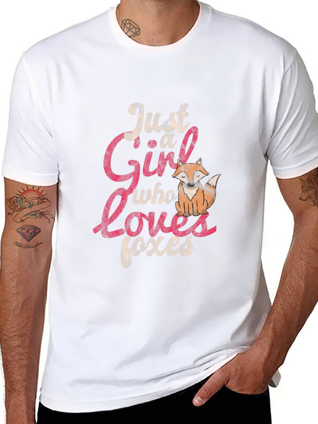 Just a Girl Who Loves Foxes T-Shirt