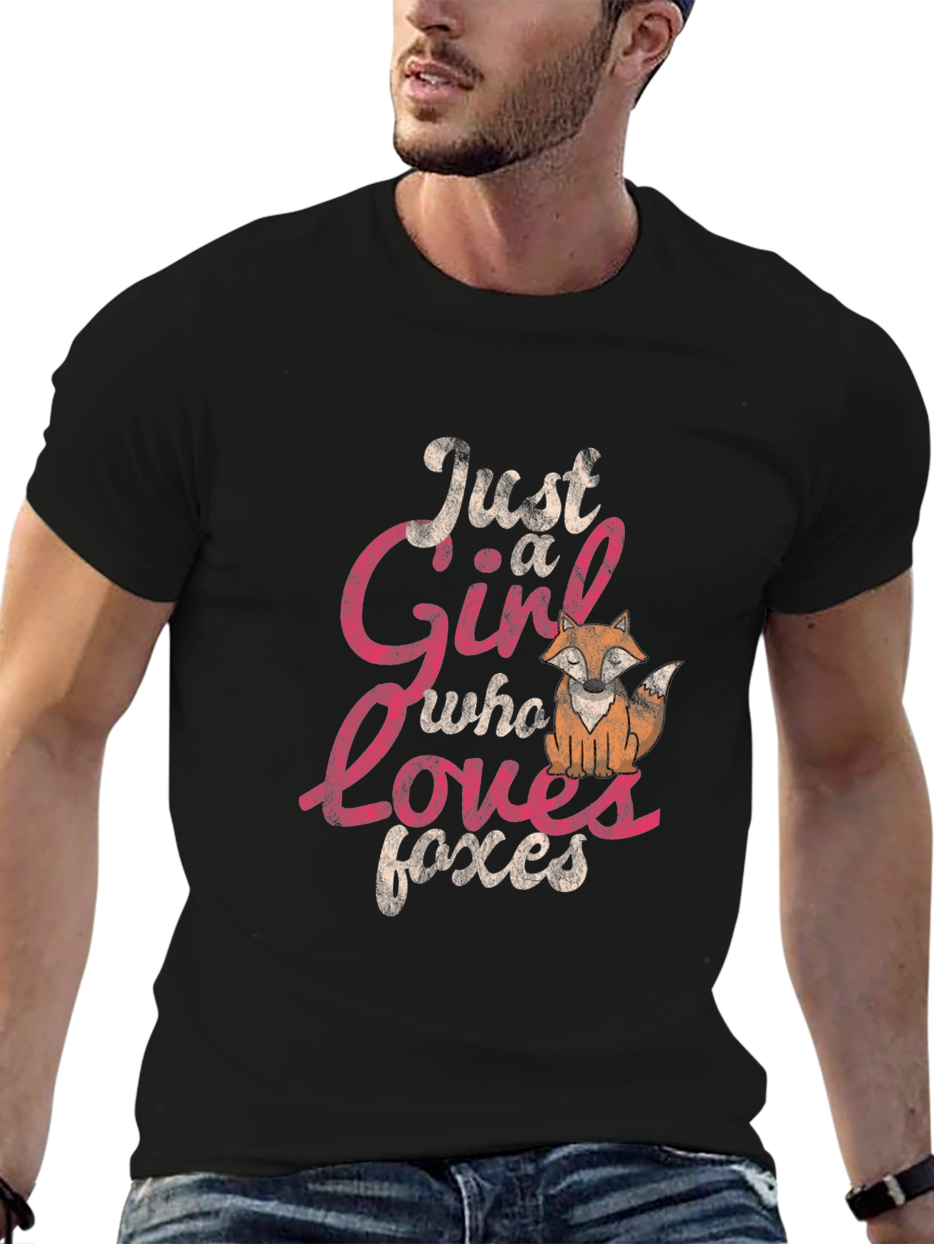 Just a Girl Who Loves Foxes T-Shirt